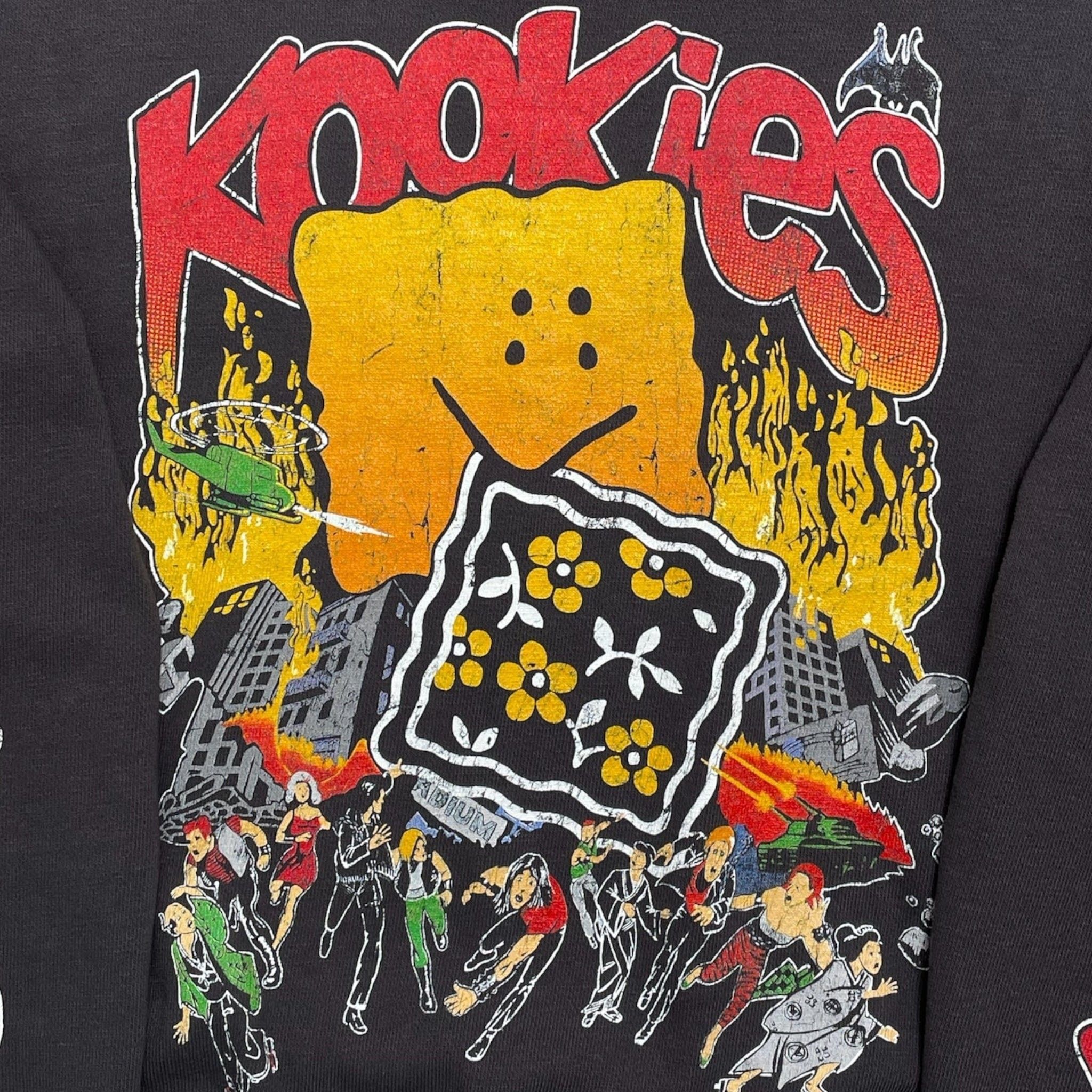 Kapital Buster Peckish Rainbowy Kookies Hooded Sweatshirt Black Size US XL / EU 56 / 4 - 3 Thumbnail