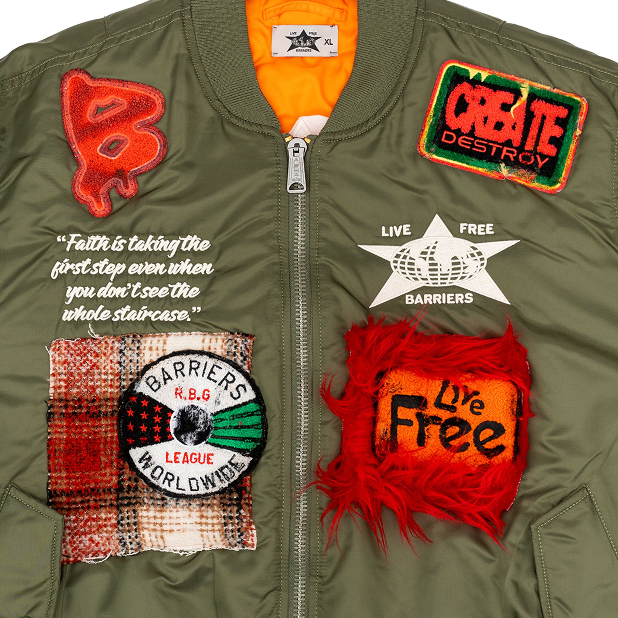 Barriers x Alpha Industries Complexcon Exclusive Multi Patch Bomber Size US XL / EU 56 / 4 - 7 Thumbnail