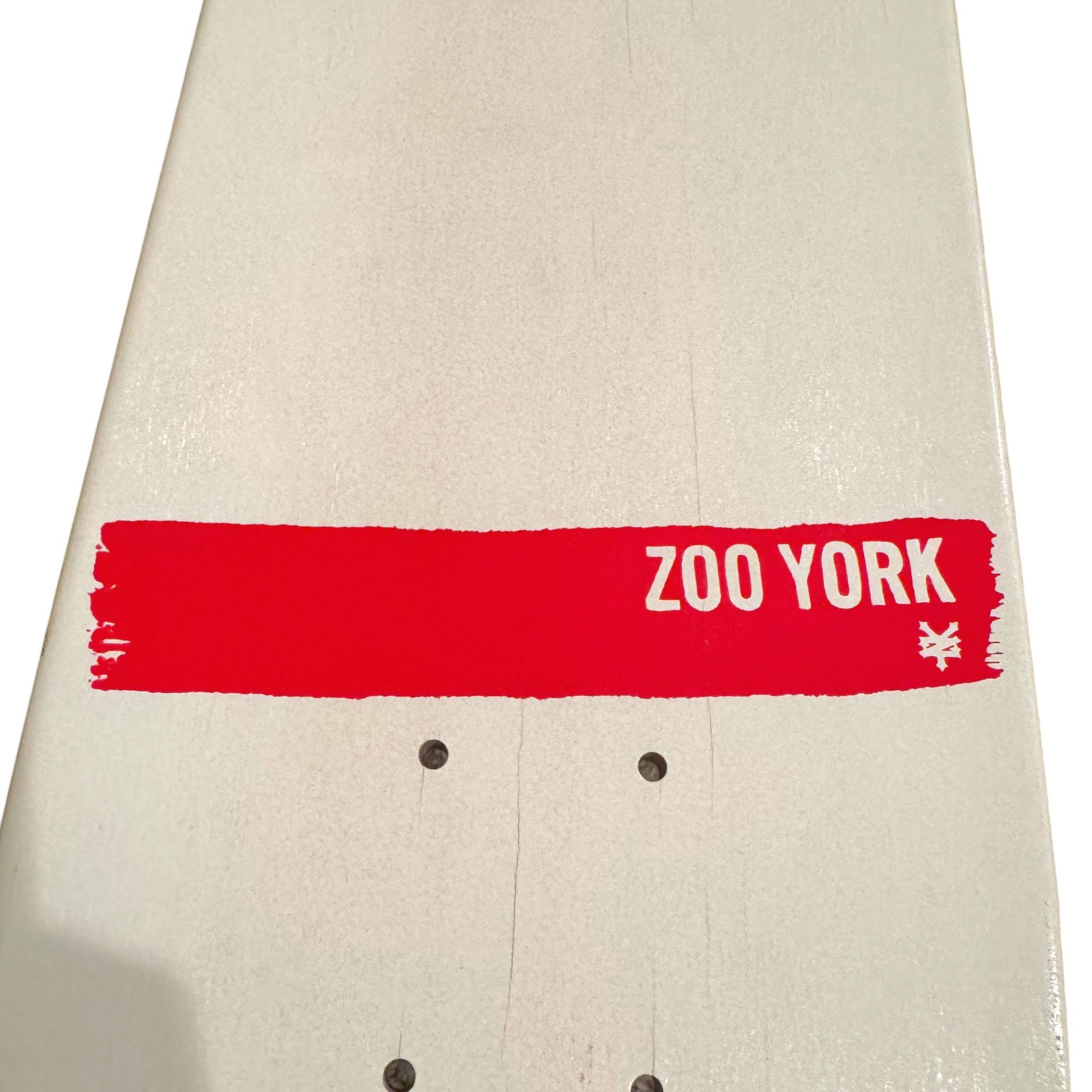 Supreme x Zoo York Zoopreme Skateboard Deck Red White Size ONE SIZE - 5 Thumbnail