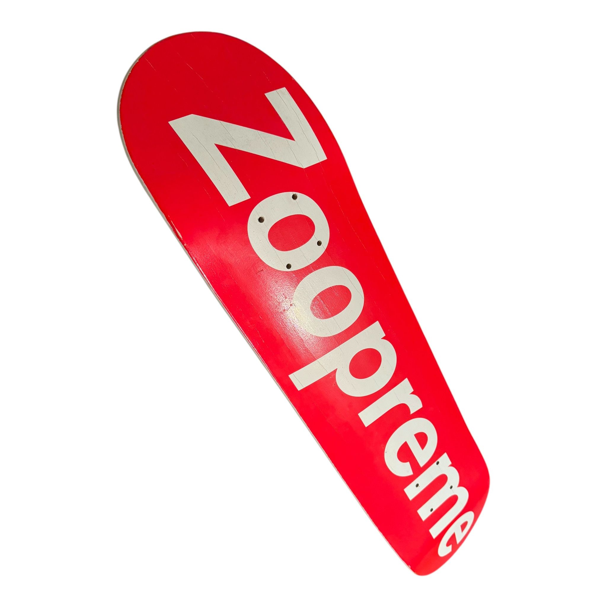 Supreme x Zoo York Zoopreme Skateboard Deck Red White Size ONE SIZE - 3 Thumbnail