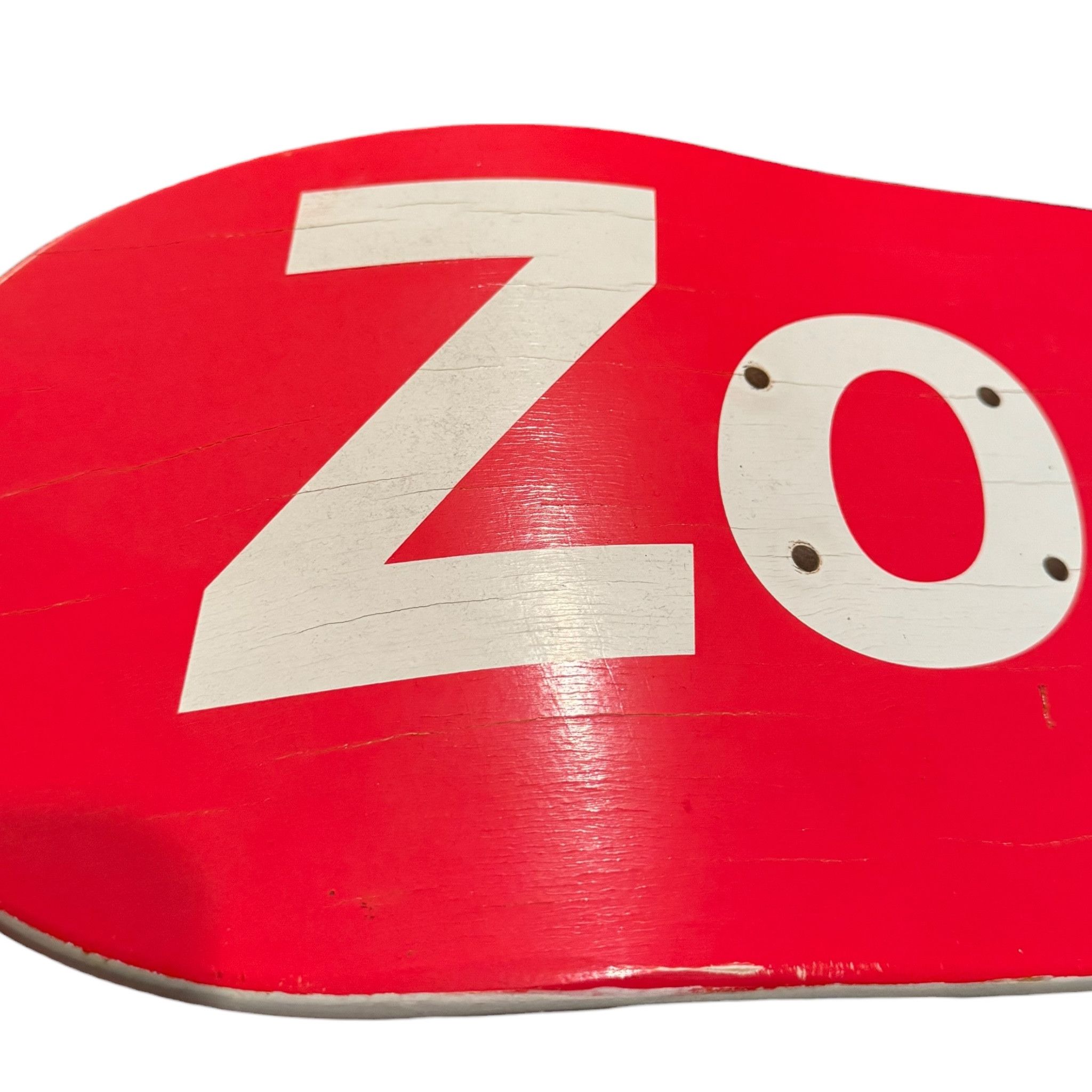 Supreme x Zoo York Zoopreme Skateboard Deck Red White Size ONE SIZE - 4 Thumbnail