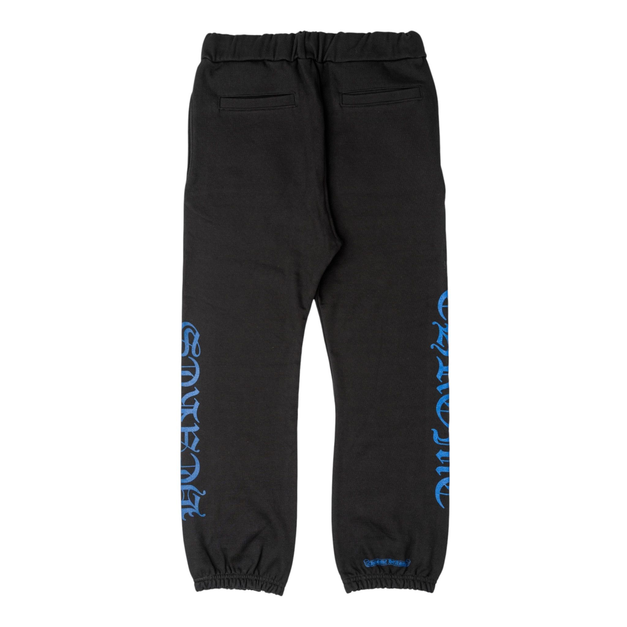 Chrome Hearts Horseshoe Logo Sweatpants Black Blue (Thermal Lined) Size US 36 / EU 52 - 2 Thumbnail