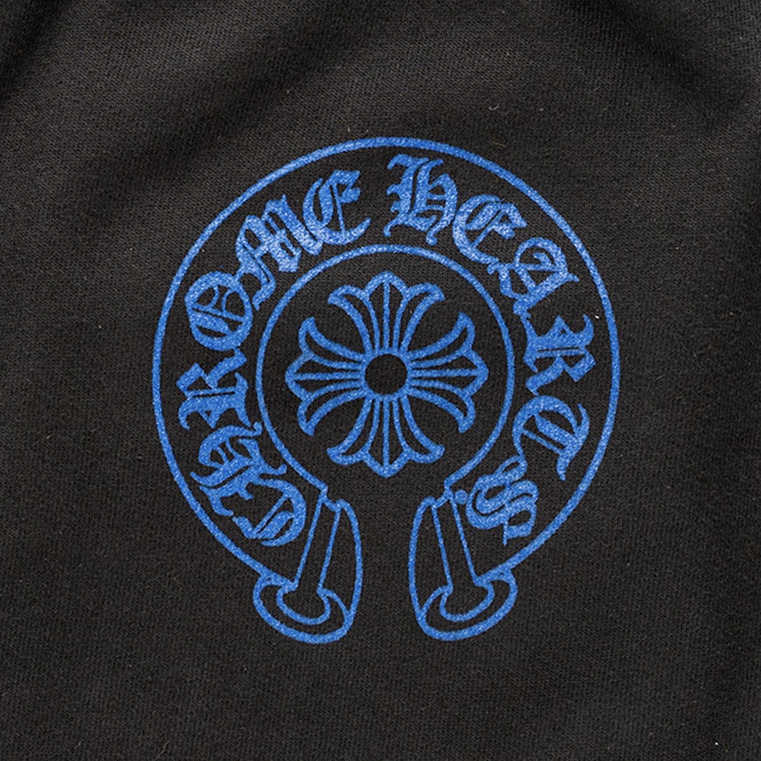 Chrome Hearts Horseshoe Logo Sweatpants Black Blue (Thermal Lined) Size US 36 / EU 52 - 3 Thumbnail