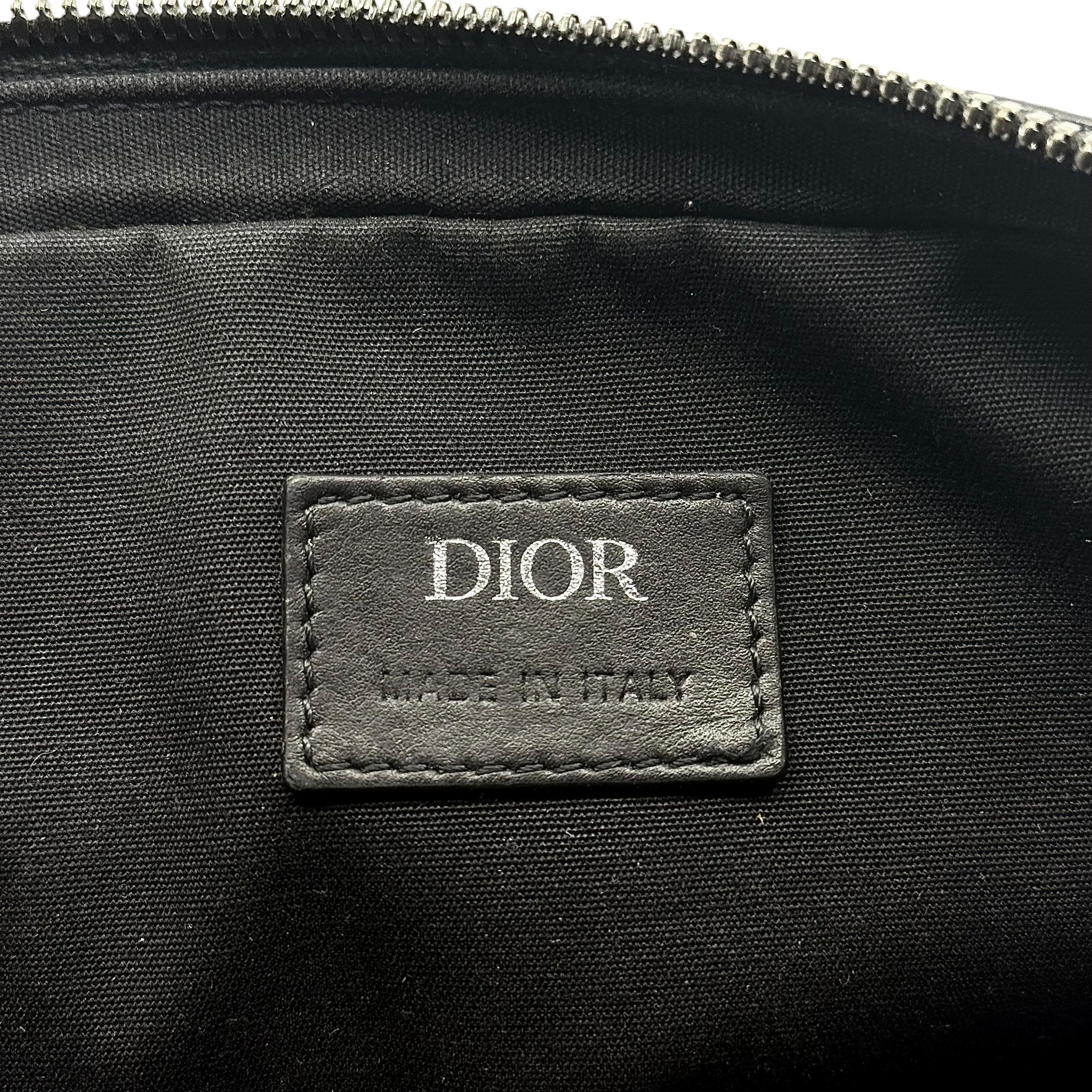 Dior Dior Diamond Logo Triple Pouch Messenger Bag Black Size ONE SIZE - 6 Thumbnail