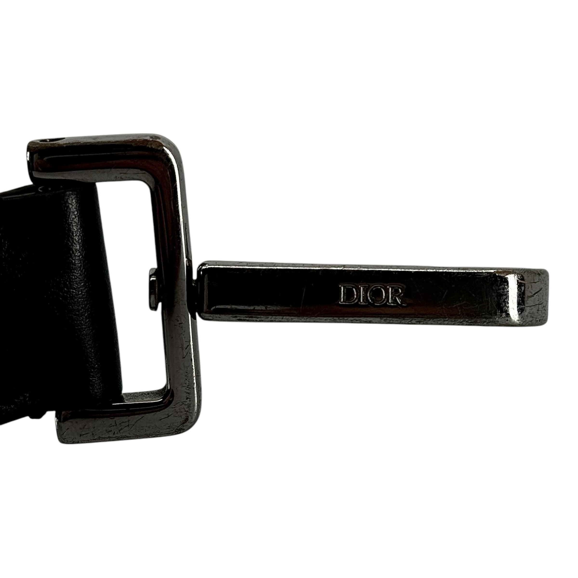 Dior Dior Diamond Logo Triple Pouch Messenger Bag Black Size ONE SIZE - 4 Thumbnail