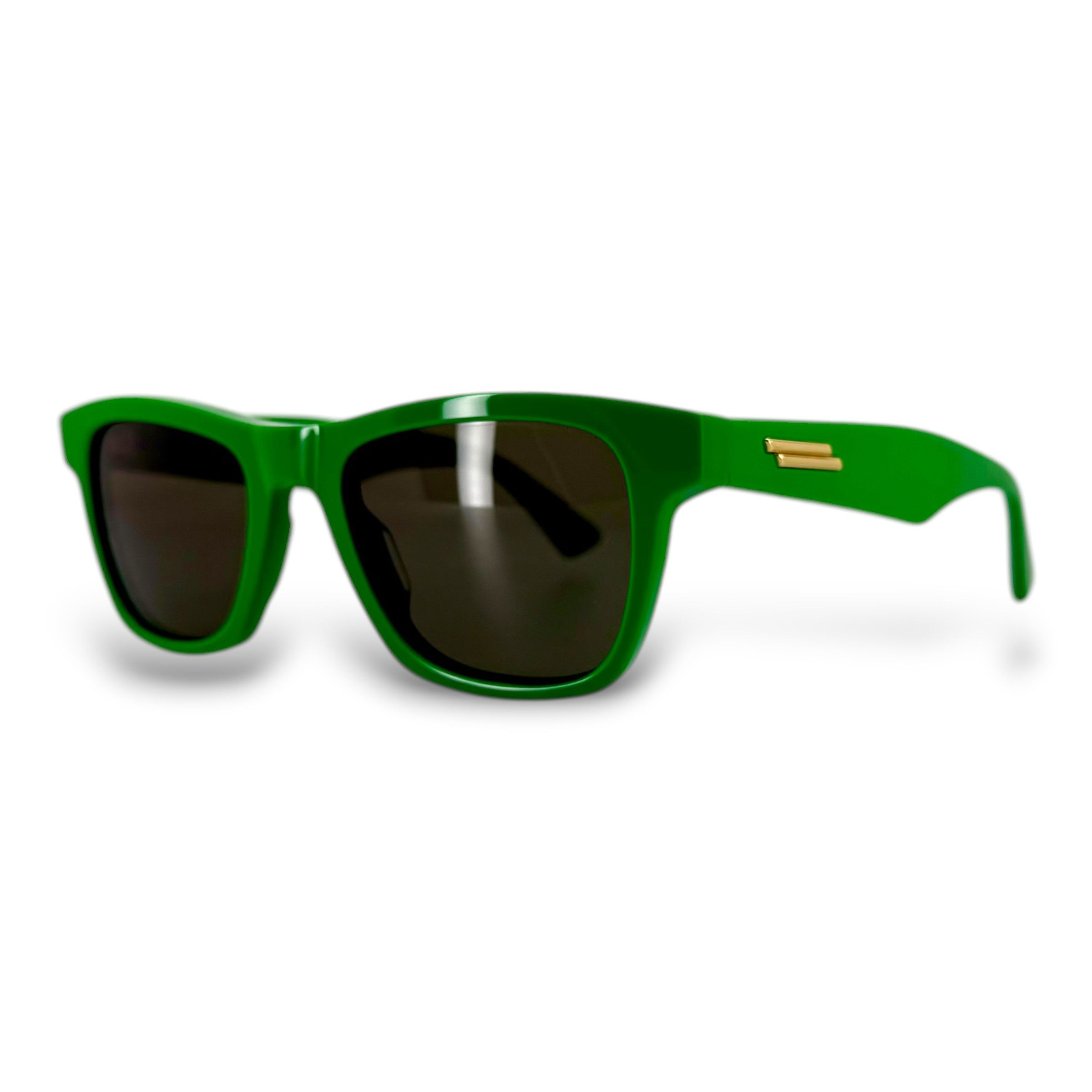 Bottega Veneta Classic Square Glasses Neon Green Size ONE SIZE - 2 Thumbnail