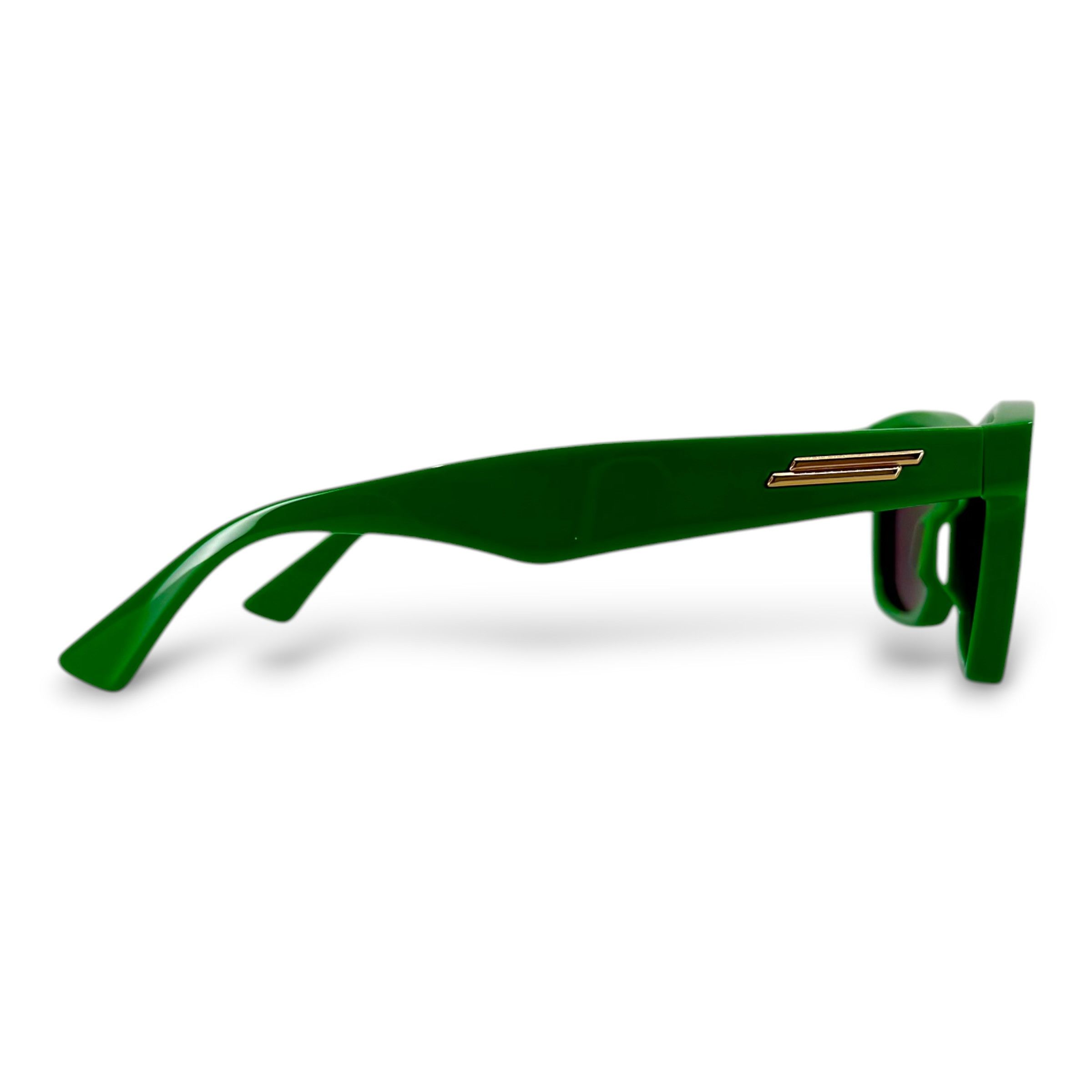 Bottega Veneta Classic Square Glasses Neon Green Size ONE SIZE - 3 Thumbnail