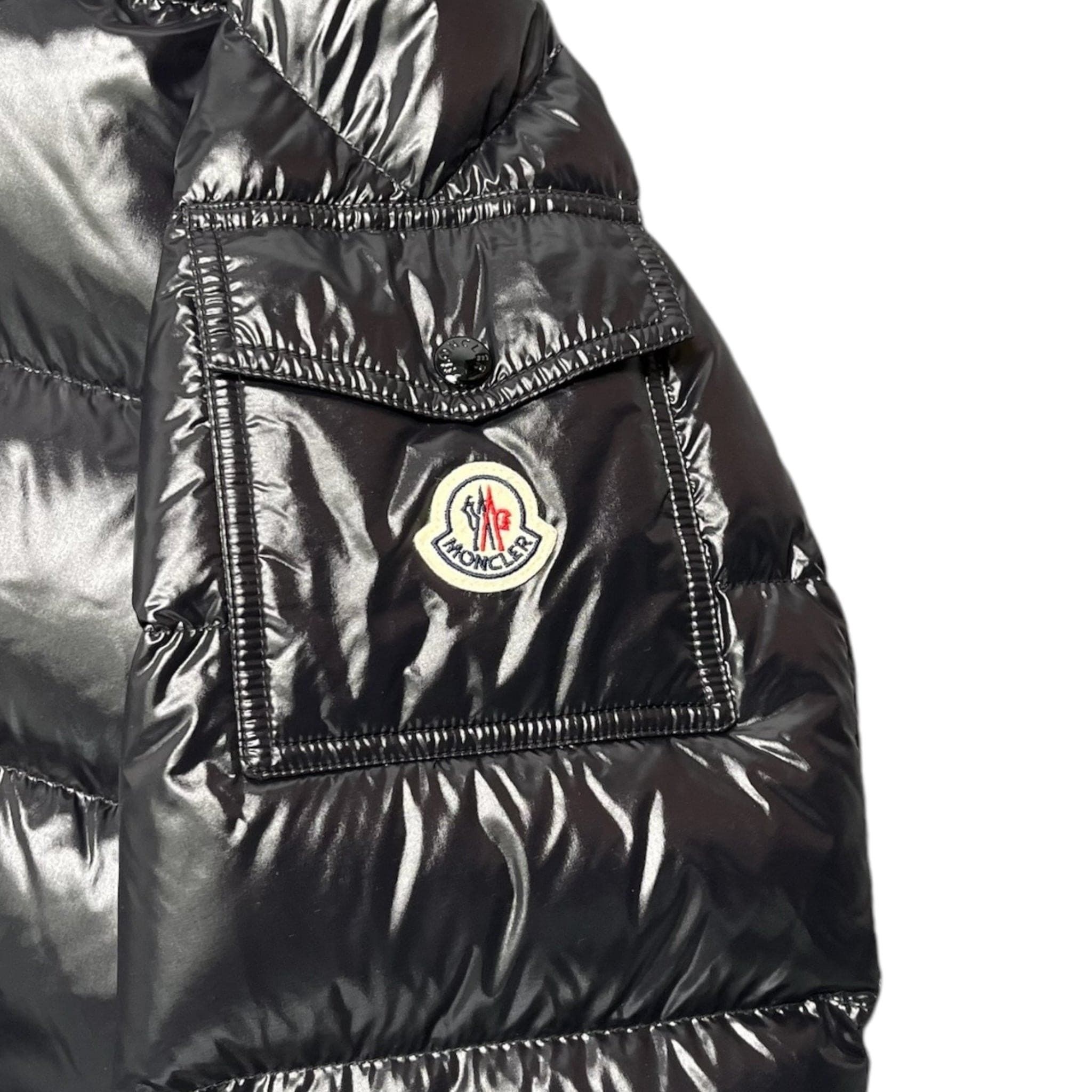 Moncler Maya Short Down Jacket Black Size US L / EU 52-54 / 3 - 3 Thumbnail