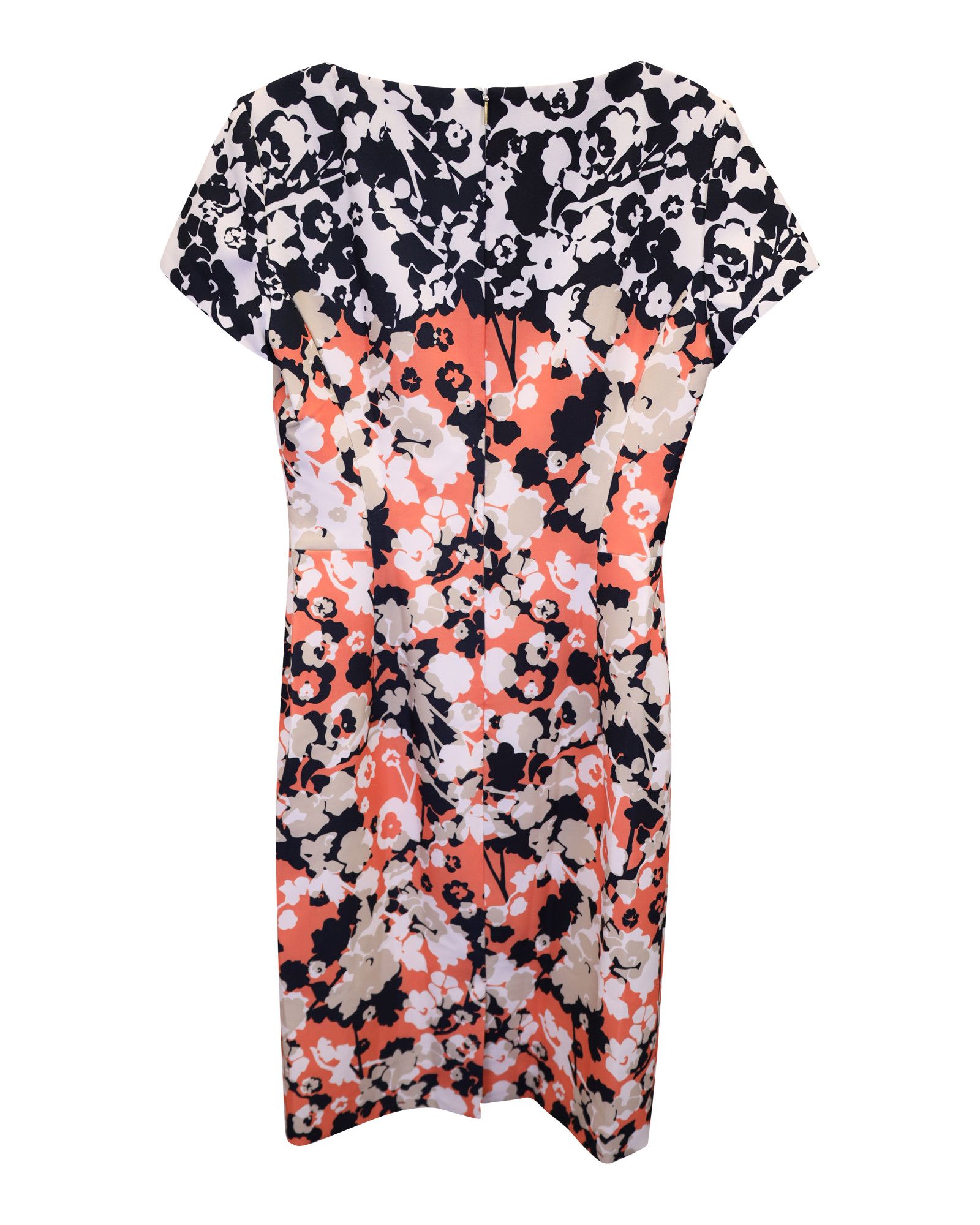 Hugo Boss Hugo Boss Donisa Floral Sheath Mini Dress in Multicolor Poly Size S / US 4 / IT 40 - 2 Thumbnail