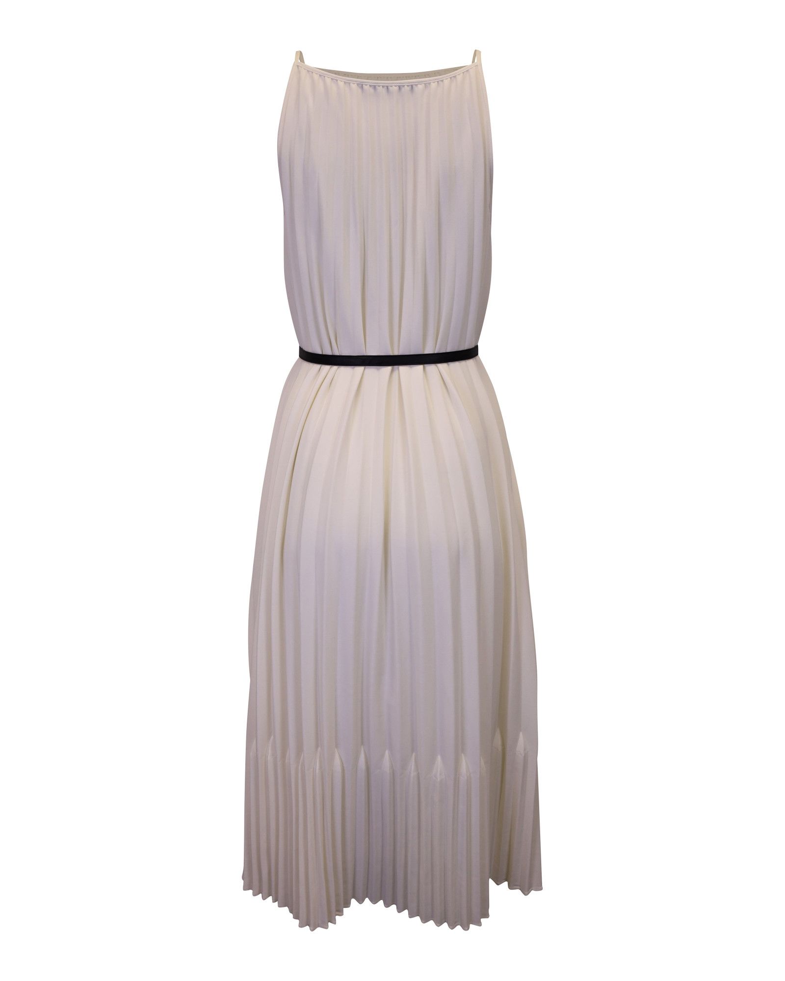 Proenza Schouler Proenza Schouler White Label Pleated Midi Dress with Leather Size S / US 4 / IT 40 - 2 Thumbnail