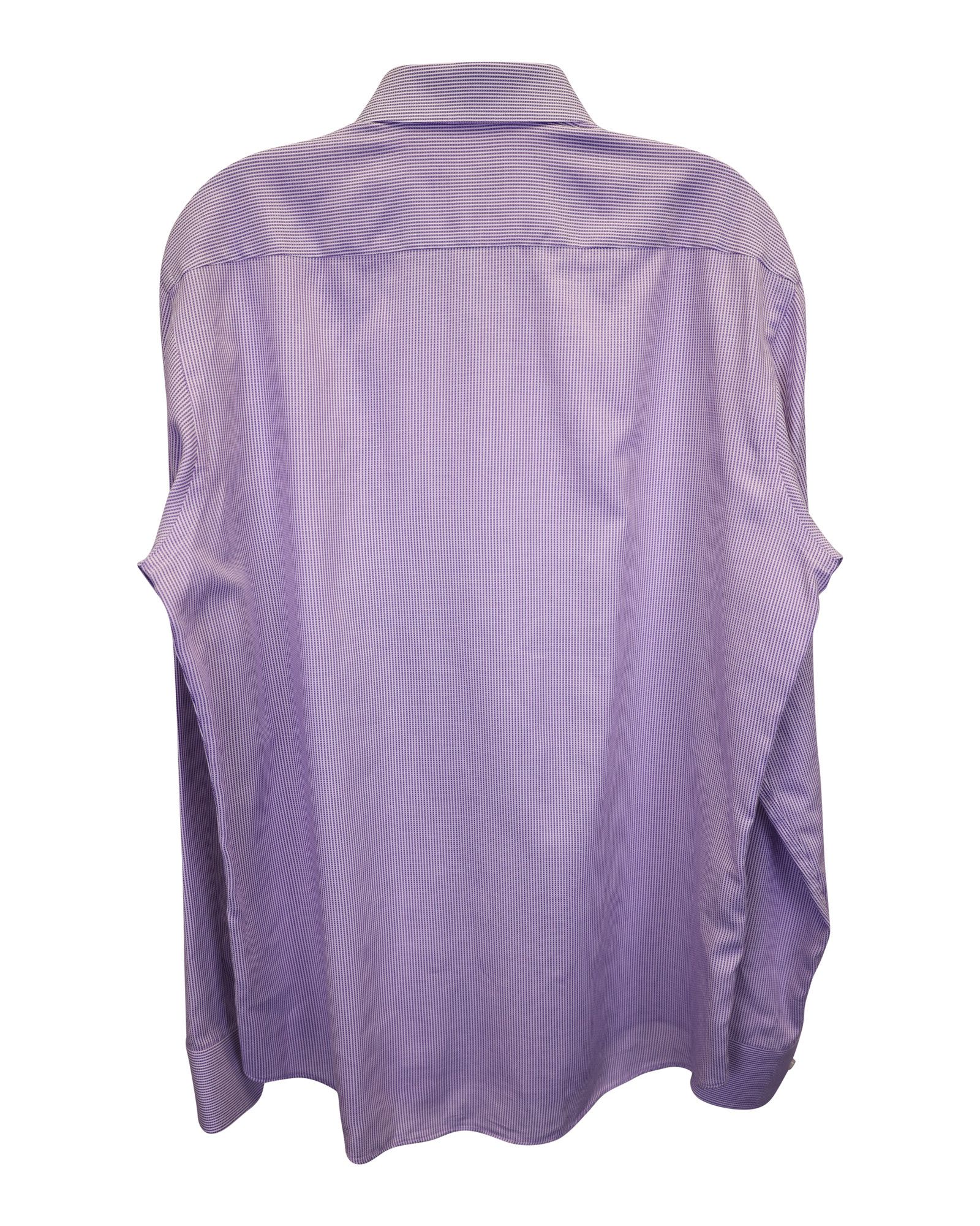 Hugo Boss Boss By Hugo Boss Printed Dress Shirt in Purple Cotton Size US M / EU 48-50 / 2 - 3 Thumbnail