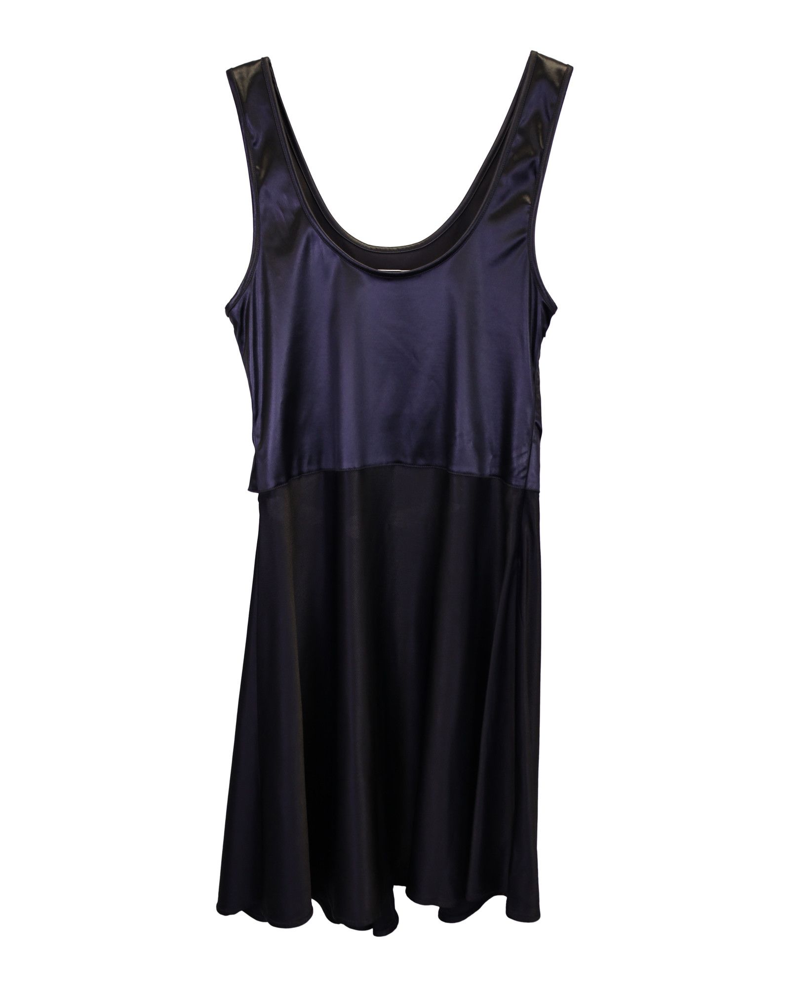 Paco Rabanne Paco Rabanne Scoop Neck Mini Dress in Black Viscose Size XS / US 0-2 / IT 36-38 - 2 Thumbnail