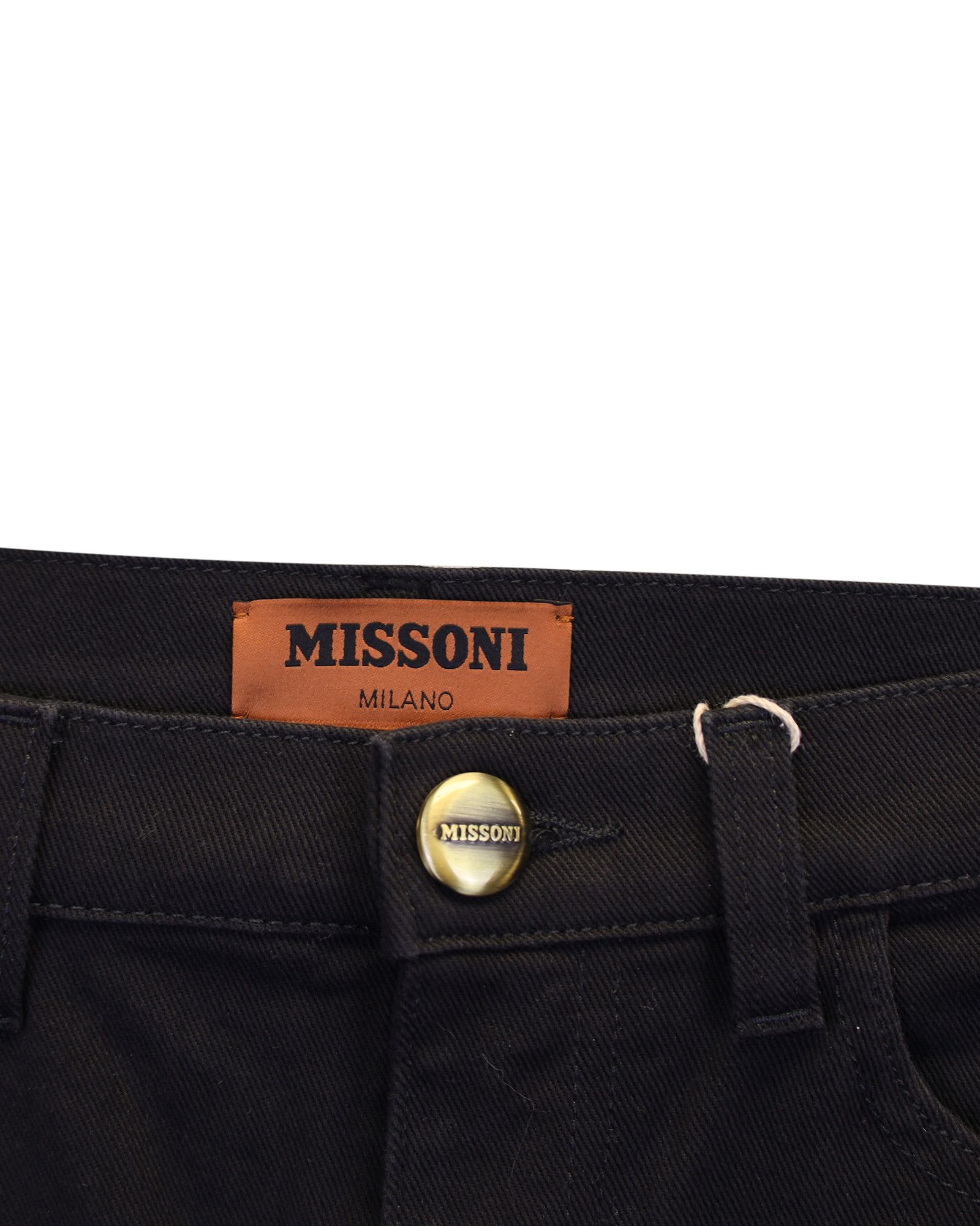 Missoni Missoni Jeans in Black Cotton Size 26" / US 2 / IT 38 - 2 Thumbnail