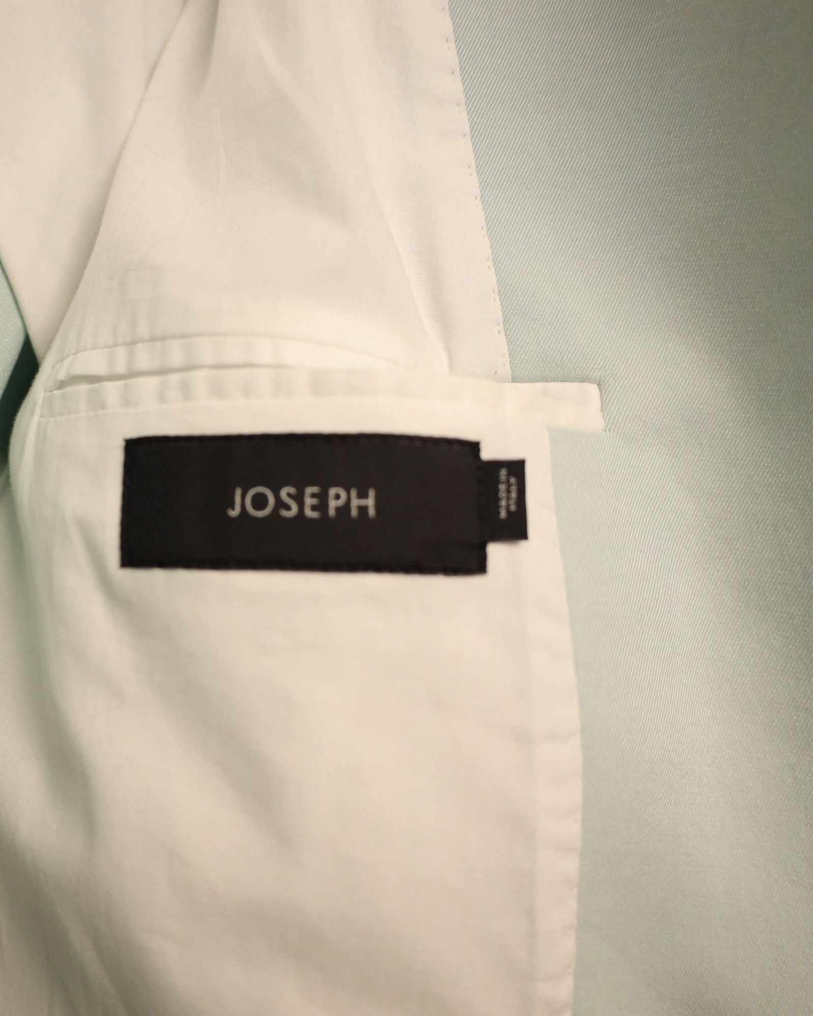 Joseph Joseph Tailored Double-Breasted Long Coat in Light Blue Cott Size XS / US 0-2 / IT 36-38 - 3 Thumbnail