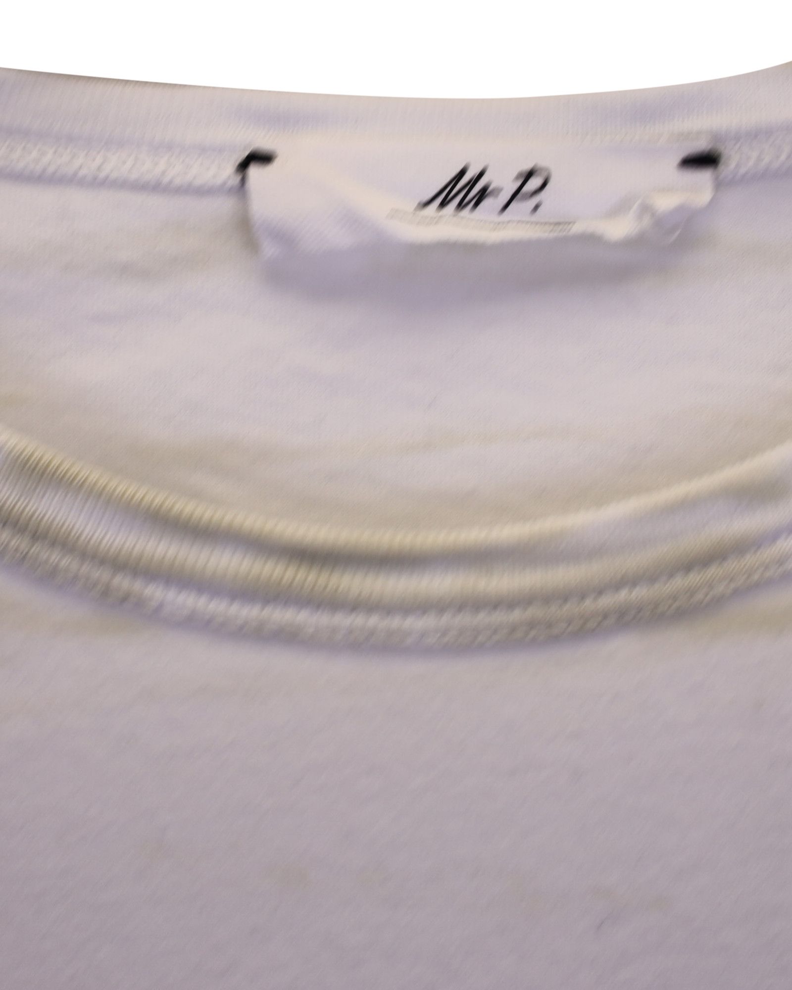 Mr P. Mr. P Printed T-shirt in White Cotton Size US XS / EU 42 / 0 - 2 Thumbnail