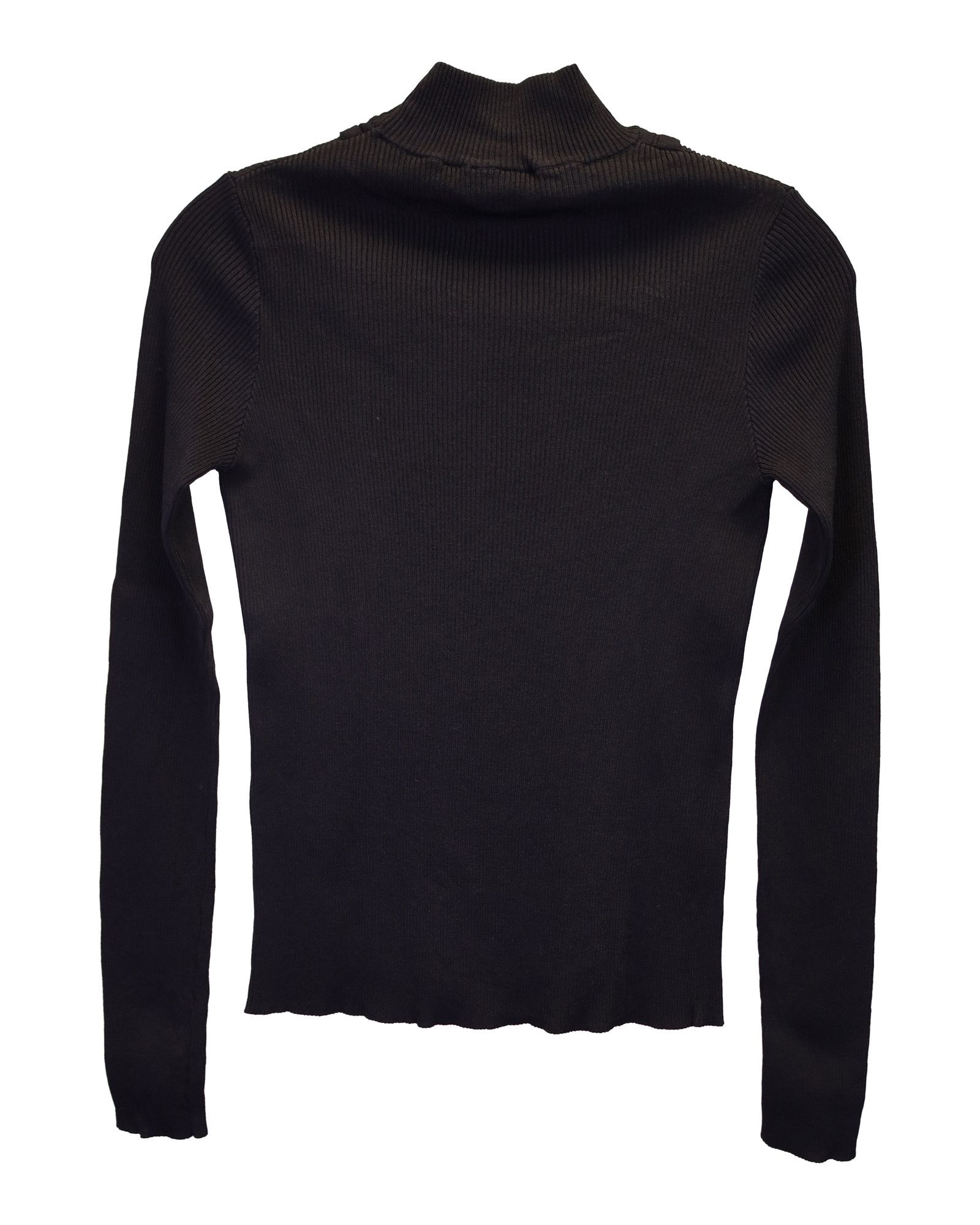 RED Valentino Red Valentino Turtleneck Studded Sweater in Black Viscose Size S / US 4 / IT 40 - 3 Thumbnail