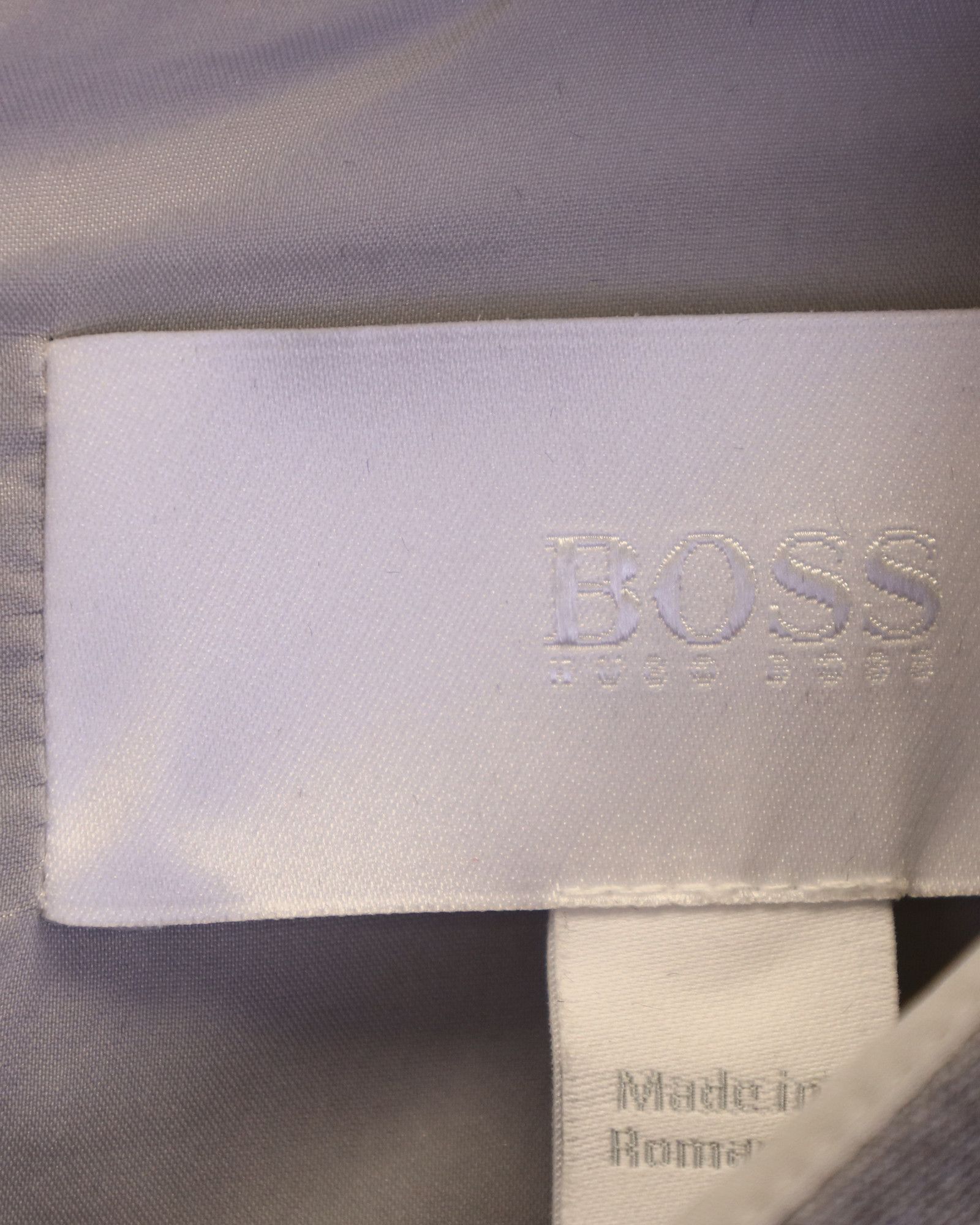 Hugo Boss Hugo Boss V-neck Top in Grey Polyester Viscose Size M / US 6-8 / IT 42-44 - 3 Thumbnail