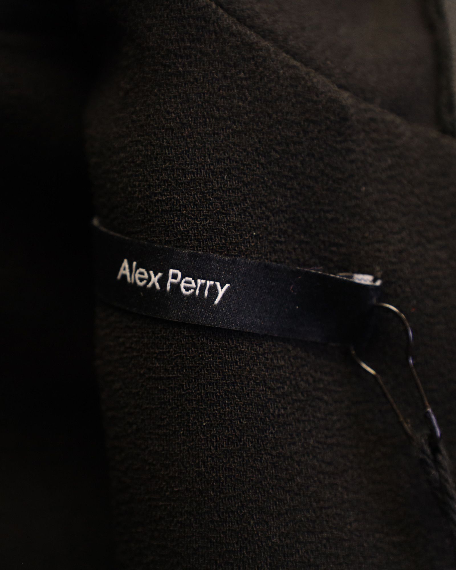 Alex Perry Alex Perry Mock Neck Dress in Black Triacetate Size S / US 4 / IT 40 - 3 Thumbnail