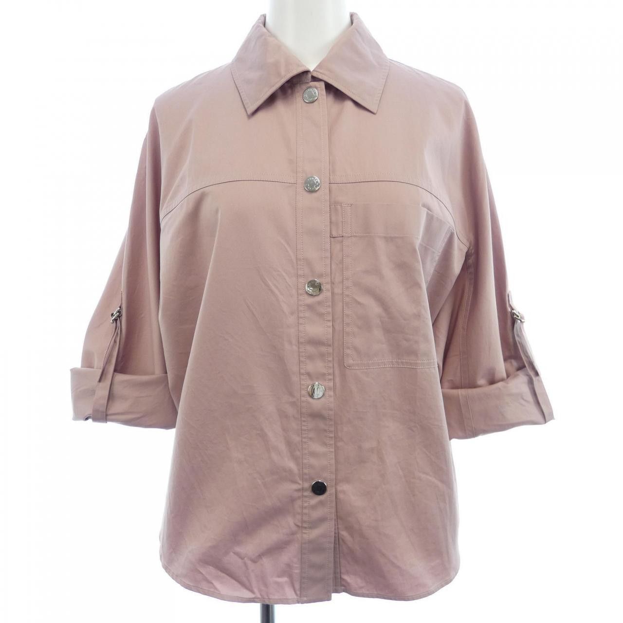 Hermes Hermes Hermes Clou De Selle Silk Shirt Textile Dress Shirt DUTY FREE for USA Size ONE SIZE - 7 Thumbnail