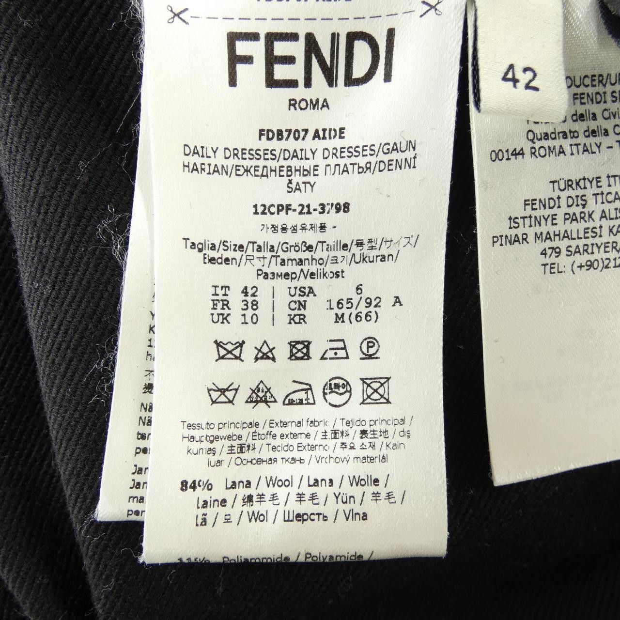 Fendi Fendi Fendi Dress Others Dresses FDB707AIDE DUTY FREE for USA Size ONE SIZE - 3 Thumbnail