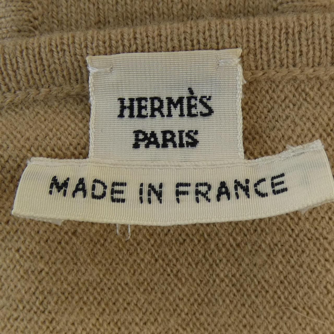 Hermes Hermes Hermes QU IMPORTE LE FLACON Cashmere Blend Knit Textile Tops DUTY FREE for USA Size ONE SIZE - 4 Thumbnail