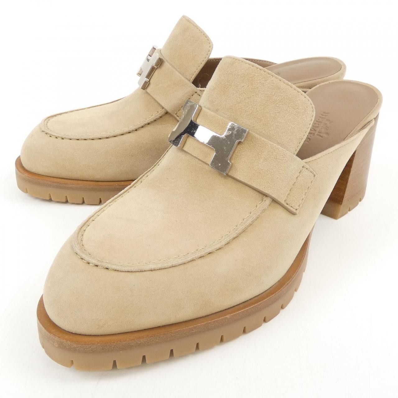 Hermes Hermes Hermes Fleur Leather Pumps Leather Shoes DUTY FREE for USA Size ONE SIZE - 3 Thumbnail