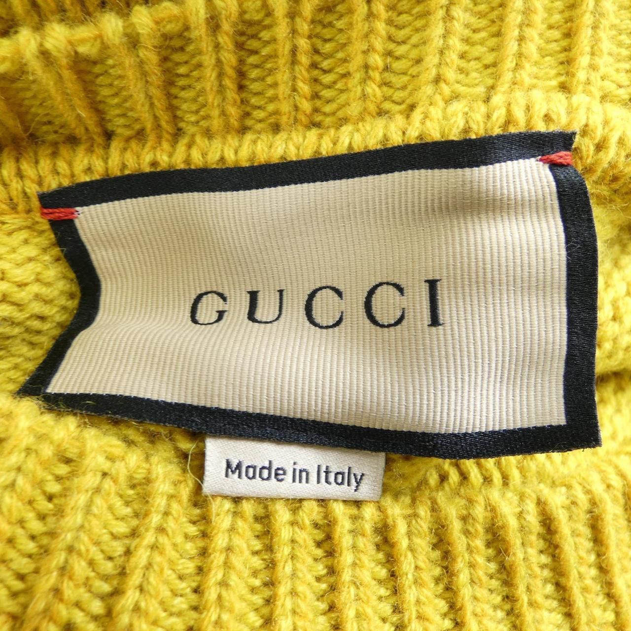 Gucci Gucci Gucci Cashmere Knit Textile Tops 717530XKCN2 DUTY FREE for USA Size ONE SIZE - 4 Thumbnail