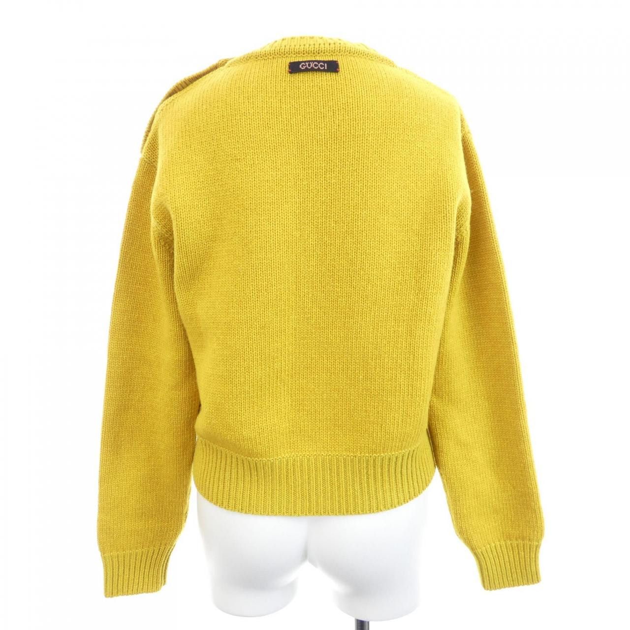 Gucci Gucci Gucci Cashmere Knit Textile Tops 717530XKCN2 DUTY FREE for USA Size ONE SIZE - 2 Thumbnail