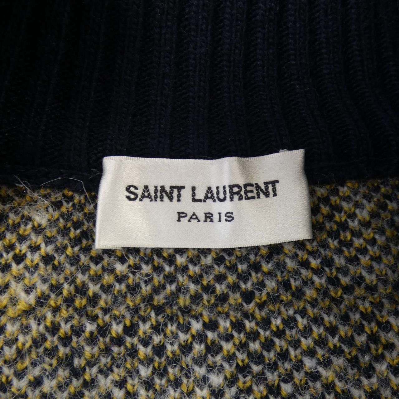 Yves Saint Laurent Yves Saint Laurent Saint Laurent Wool Cardigan Textile Tops 670067Y75GB DUTY FREE for USA Size ONE SIZE - 4 Thumbnail