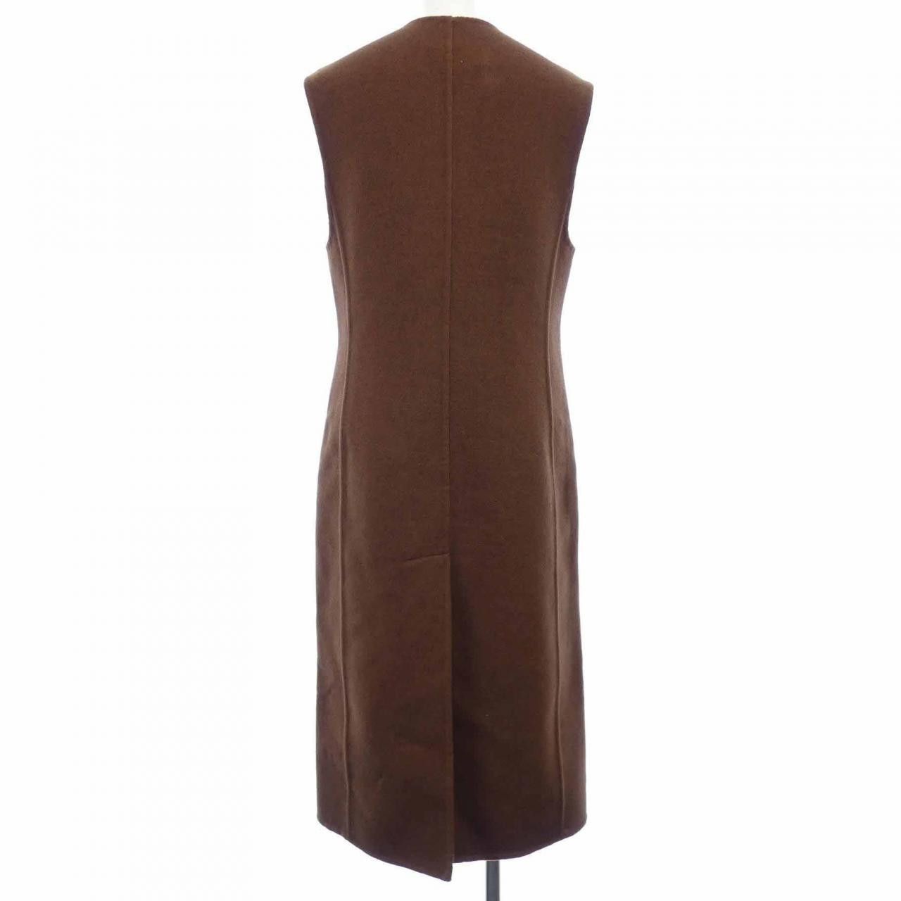 Hermes Hermes Hermes Baby Cashmere Long Vest Textile Outerwear DUTY FREE for USA Size ONE SIZE - 2 Thumbnail