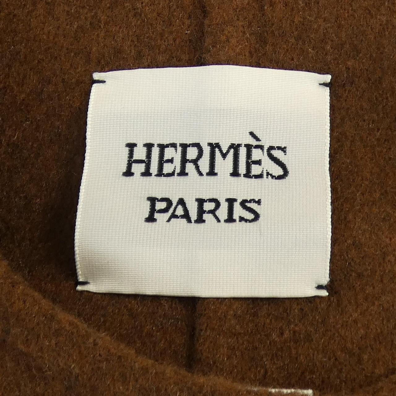 Hermes Hermes Hermes Baby Cashmere Long Vest Textile Outerwear DUTY FREE for USA Size ONE SIZE - 4 Thumbnail