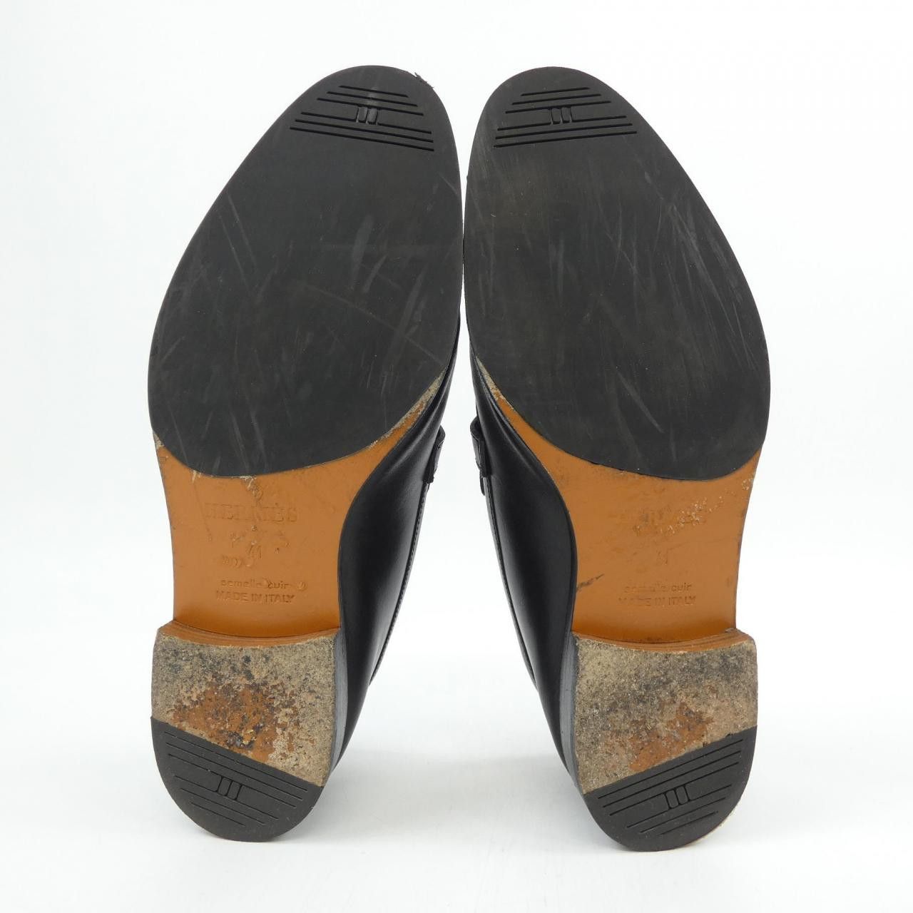 Hermes Hermes Hermès Montre Double H Buckle Calf Shoes 41 Leather Shoes DUTY FREE for USA Size ONE SIZE - 4 Thumbnail