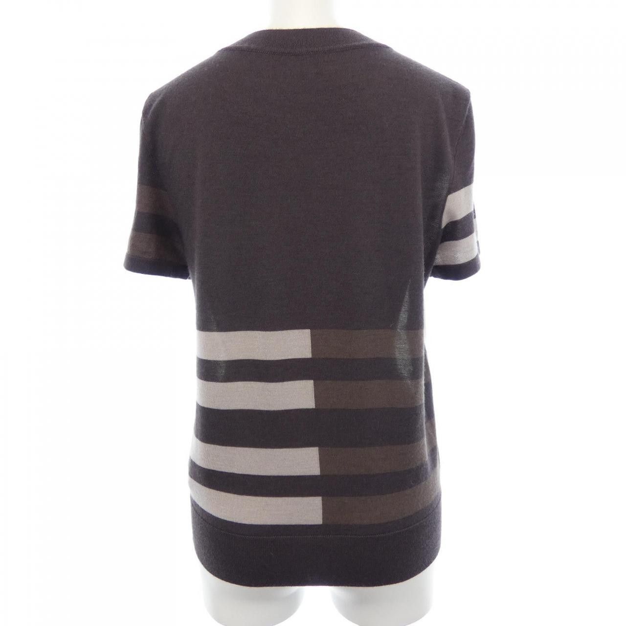 Hermes Hermes Hermes Silk Cashmere Knit Textile Tops DUTY FREE for USA Size ONE SIZE - 2 Thumbnail