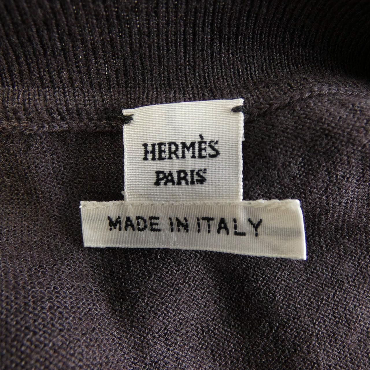 Hermes Hermes Hermes Silk Cashmere Knit Textile Tops DUTY FREE for USA Size ONE SIZE - 4 Thumbnail
