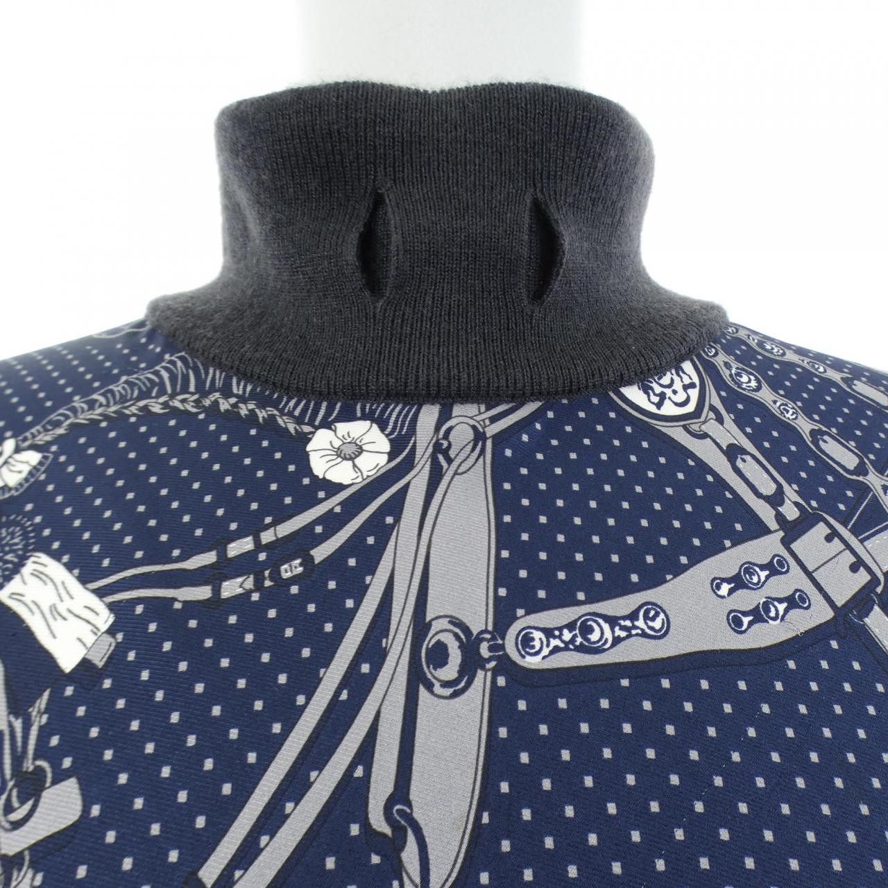 Hermes Hermes Hermes HARNAIS DE COUR BANDANA silk cashmere top Textile Tops DUTY FREE for USA Size ONE SIZE - 6 Thumbnail