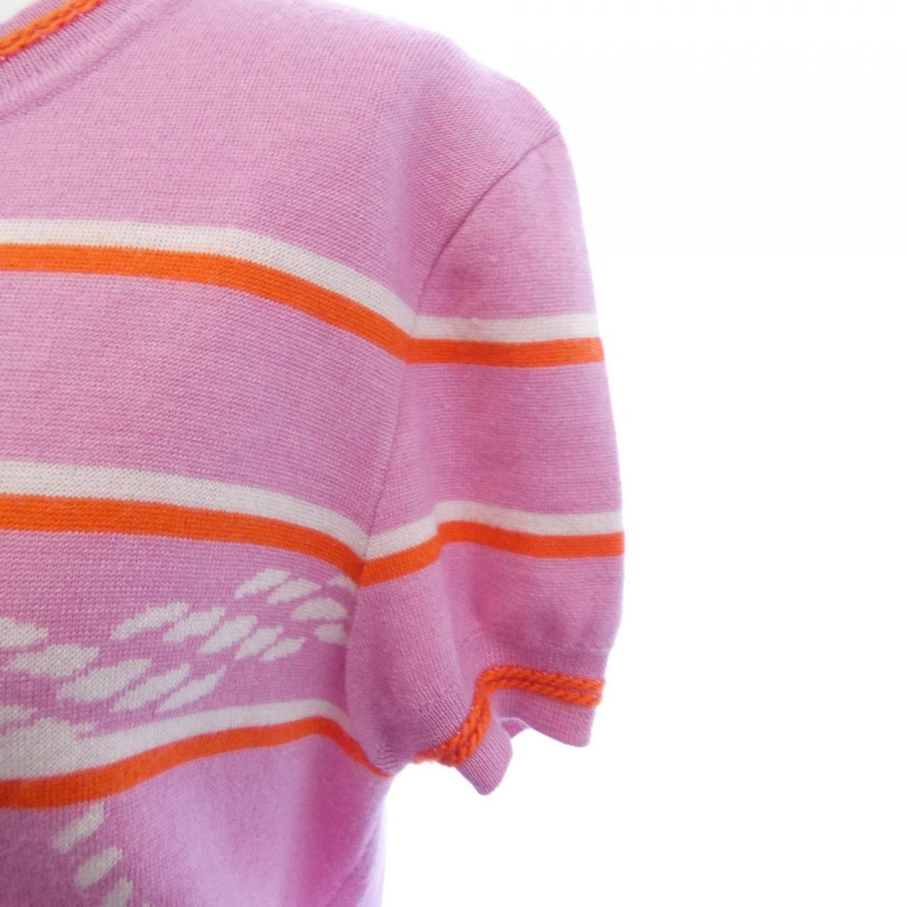 Hermes Hermes Hermes CANOE CHAINEDANCRE Cashmere Blend Knit Textile Tops DUTY FREE for USA Size ONE SIZE - 6 Thumbnail