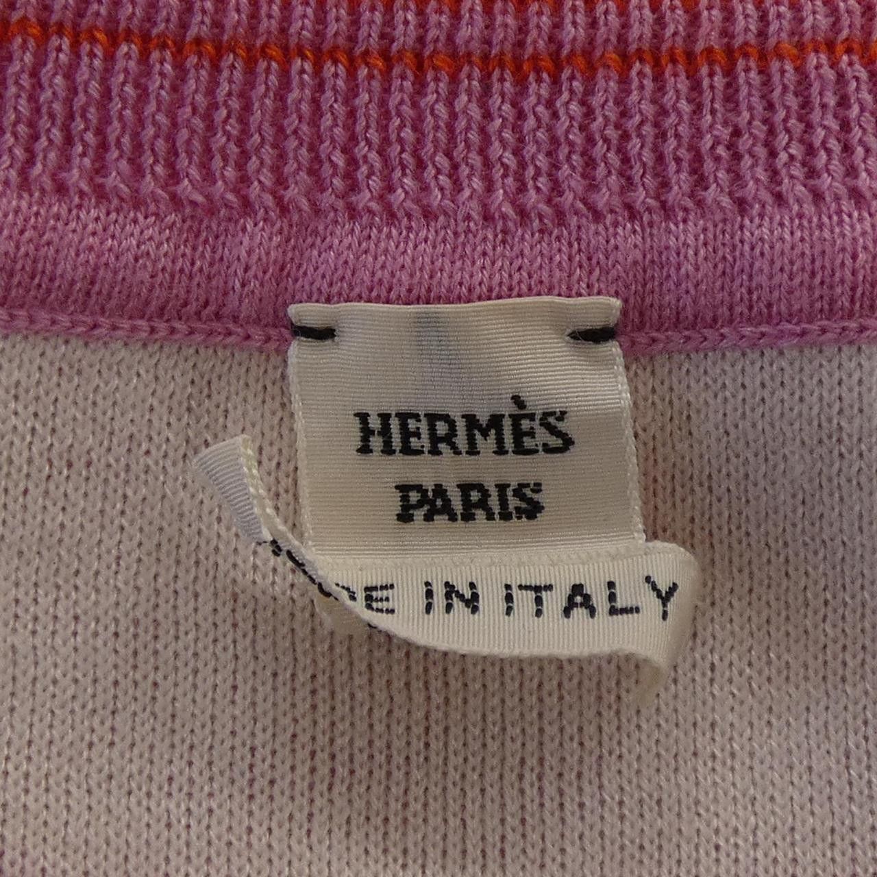Hermes Hermes Hermes CANOE CHAINEDANCRE Cashmere Blend Knit Textile Tops DUTY FREE for USA Size ONE SIZE - 4 Thumbnail