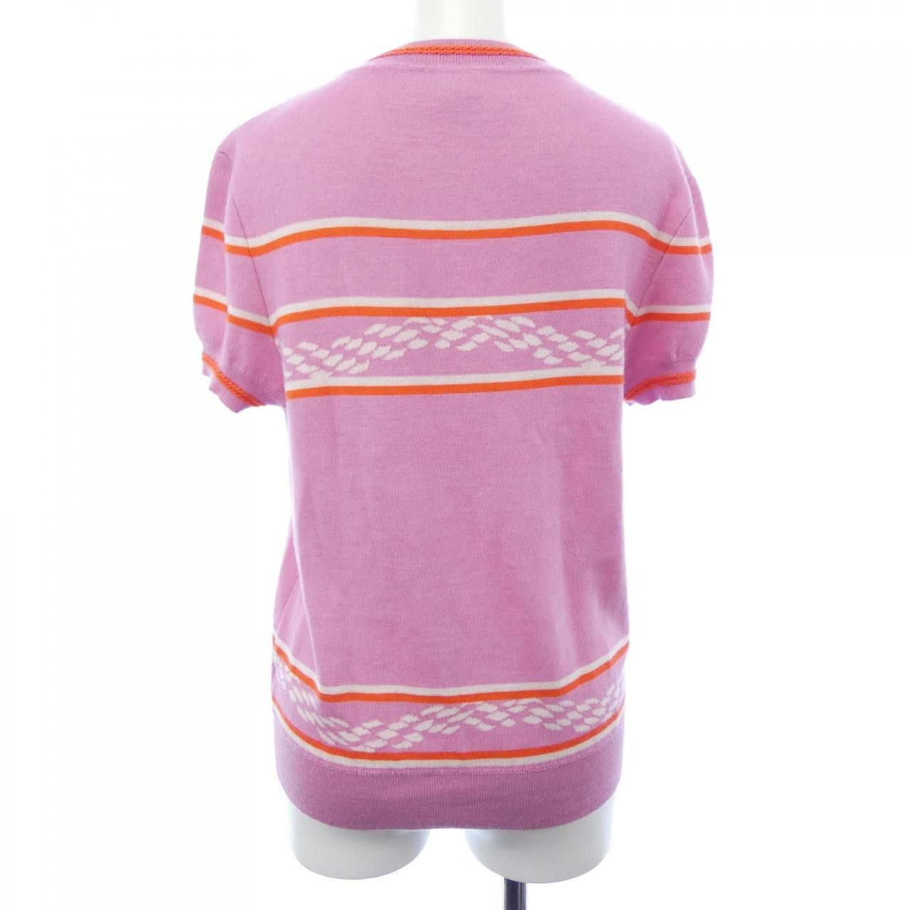 Hermes Hermes Hermes CANOE CHAINEDANCRE Cashmere Blend Knit Textile Tops DUTY FREE for USA Size ONE SIZE - 2 Thumbnail