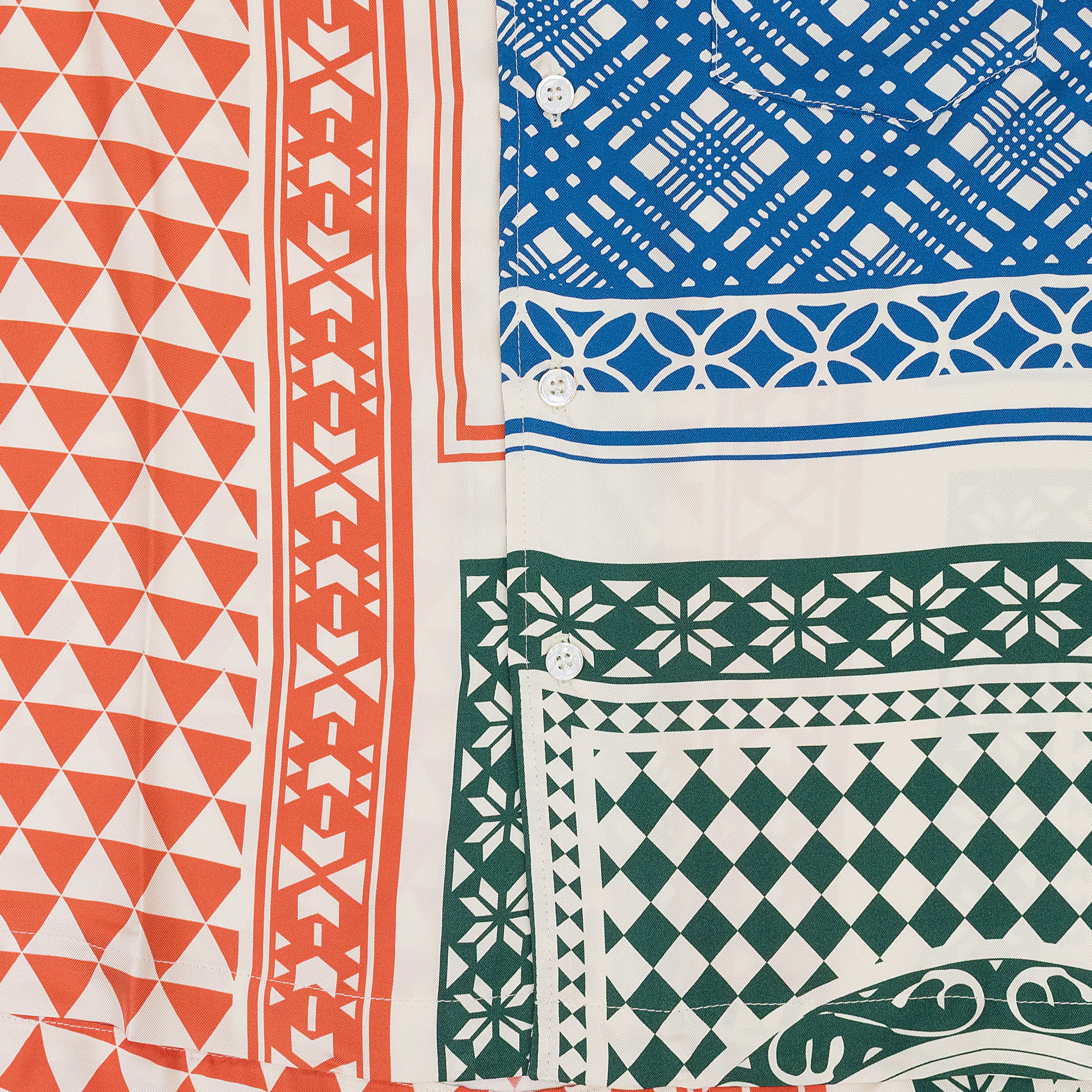 Rhude Rhude MULTICOLOR CARD BUTTON-DOWN SHIRT SIZE S Size US S / EU 44-46 / 1 - 6 Thumbnail