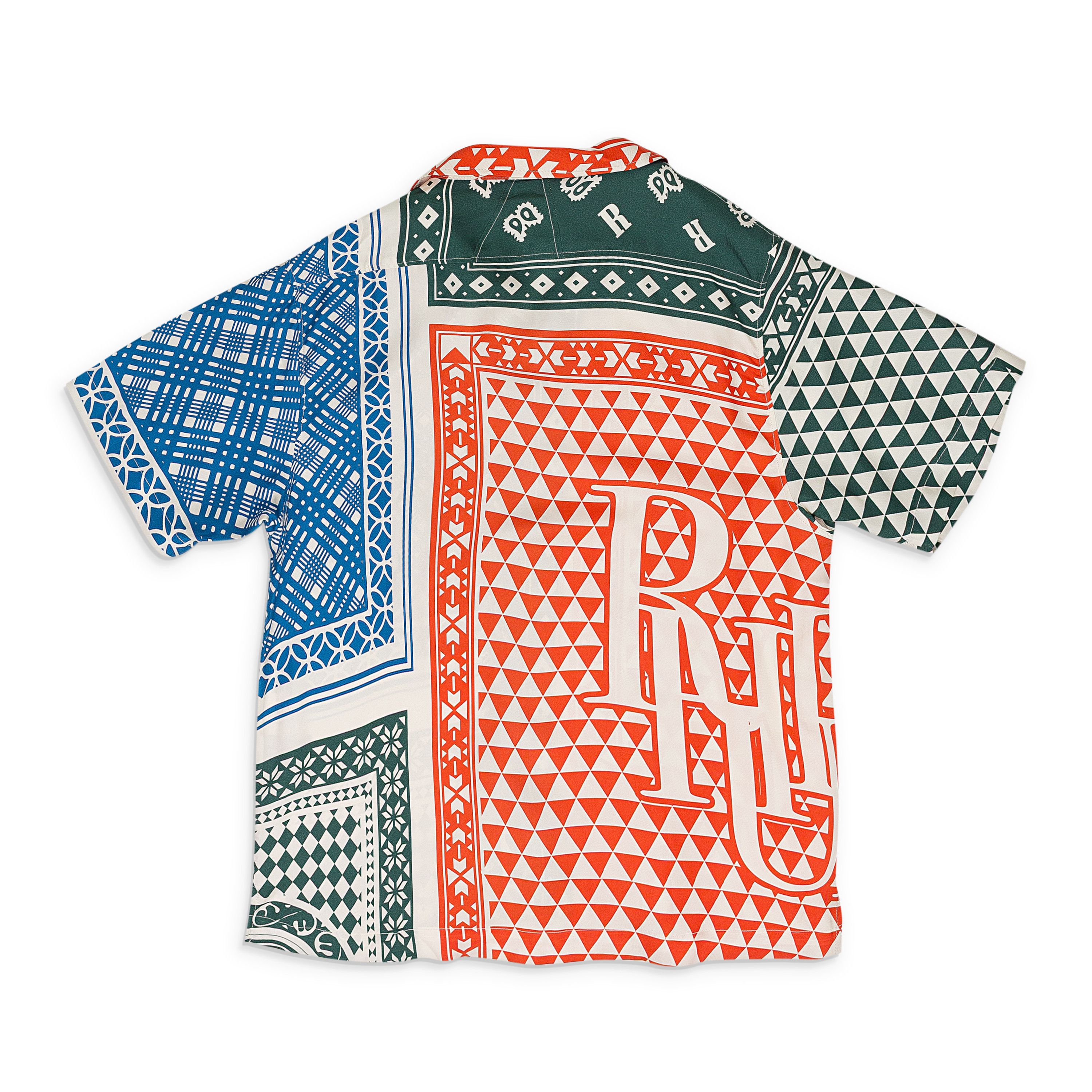 Rhude Rhude MULTICOLOR CARD BUTTON-DOWN SHIRT SIZE S Size US S / EU 44-46 / 1 - 2 Thumbnail