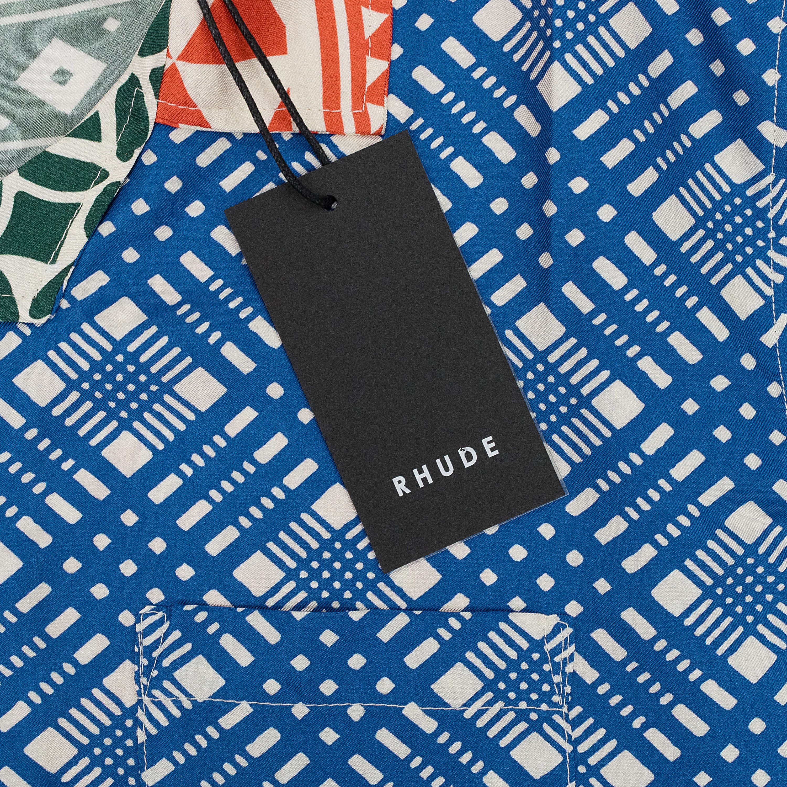 Rhude Rhude MULTICOLOR CARD BUTTON-DOWN SHIRT SIZE S Size US S / EU 44-46 / 1 - 7 Thumbnail