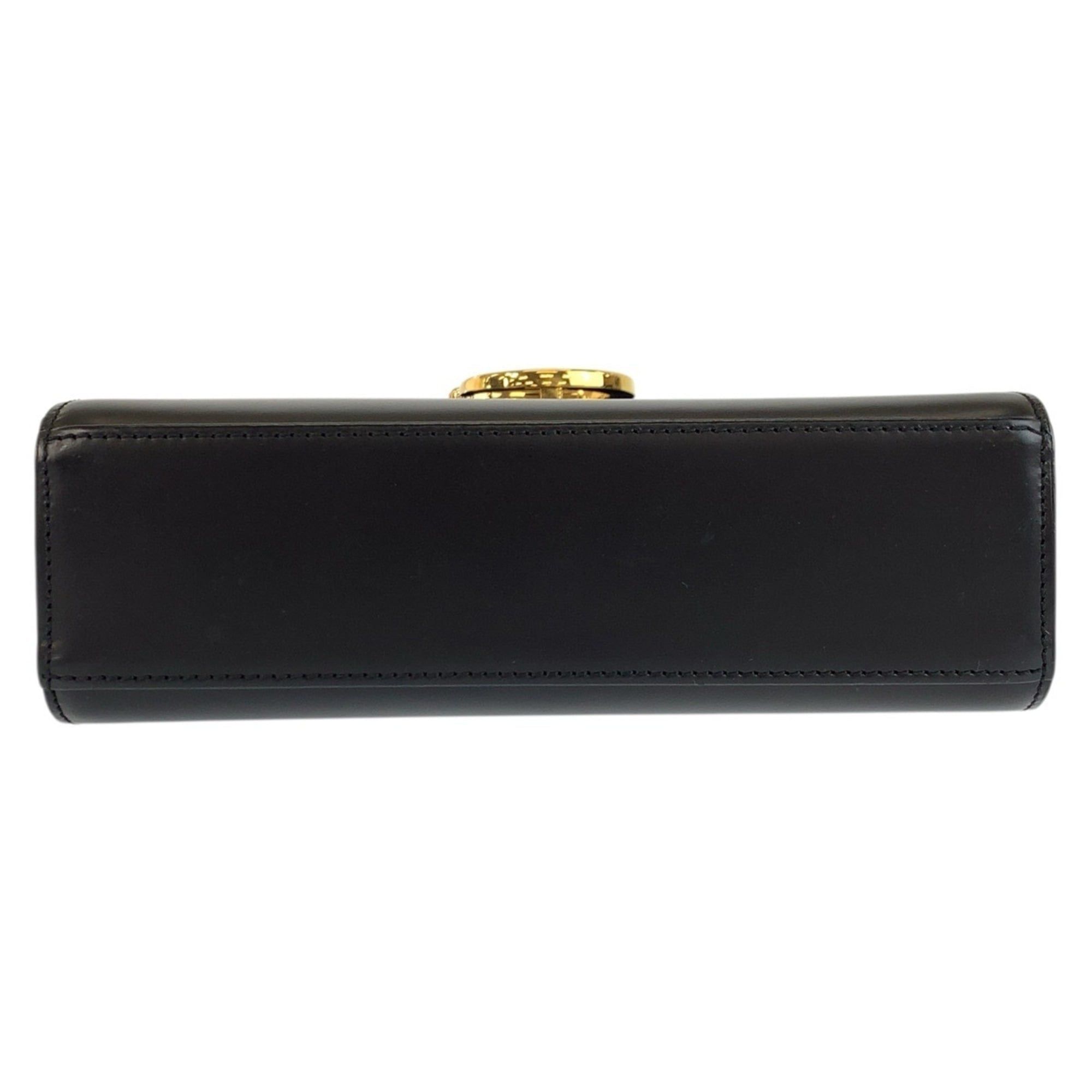 Cartier Cartier Panthère Black Leather Handbag with Gold Hardware for Women Size ONE SIZE - 10 Thumbnail