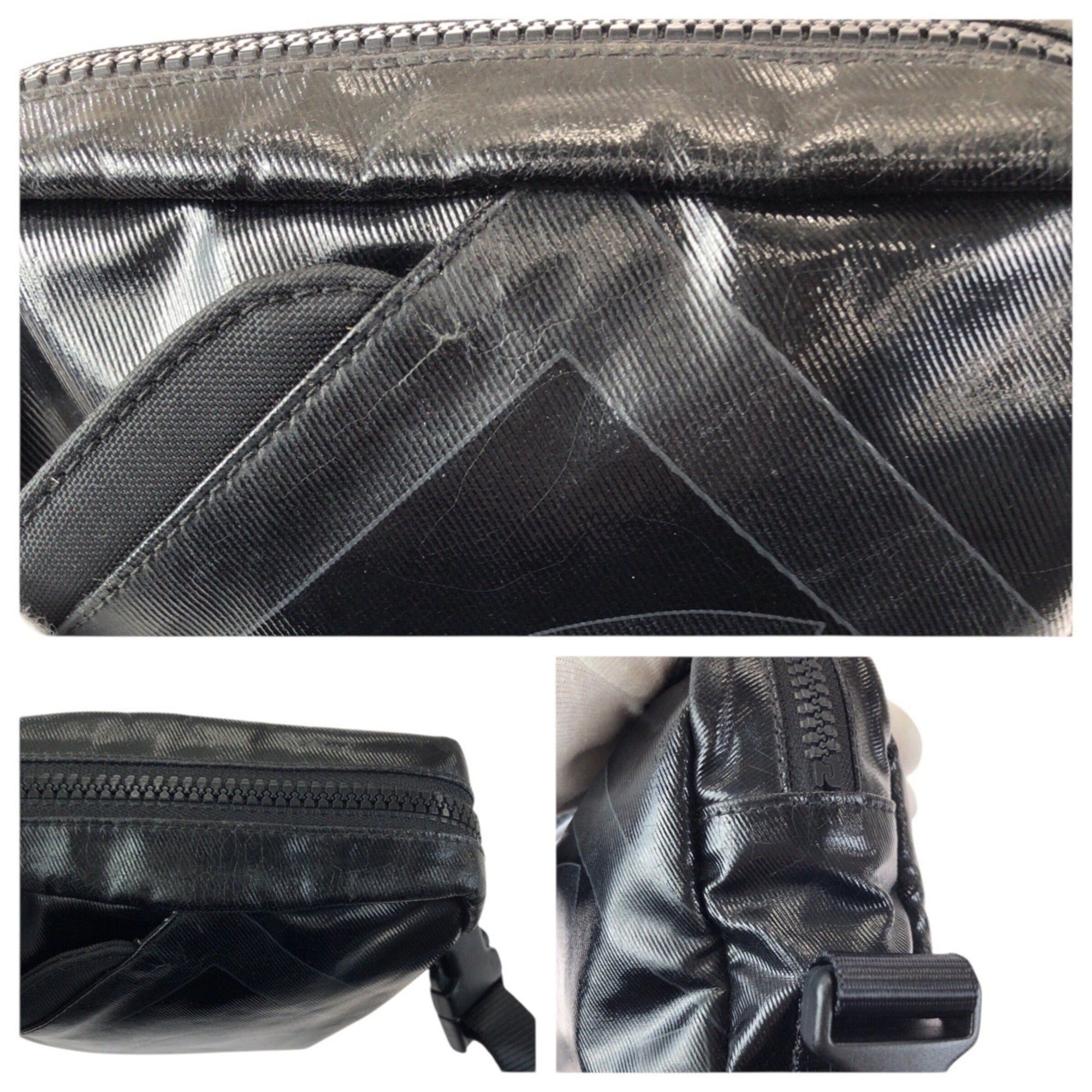 Chanel CHANEL Sport Line Coco Mark Black Coated Canvas Shoulder Bag/Pouch for Women Size ONE SIZE - 5 Thumbnail