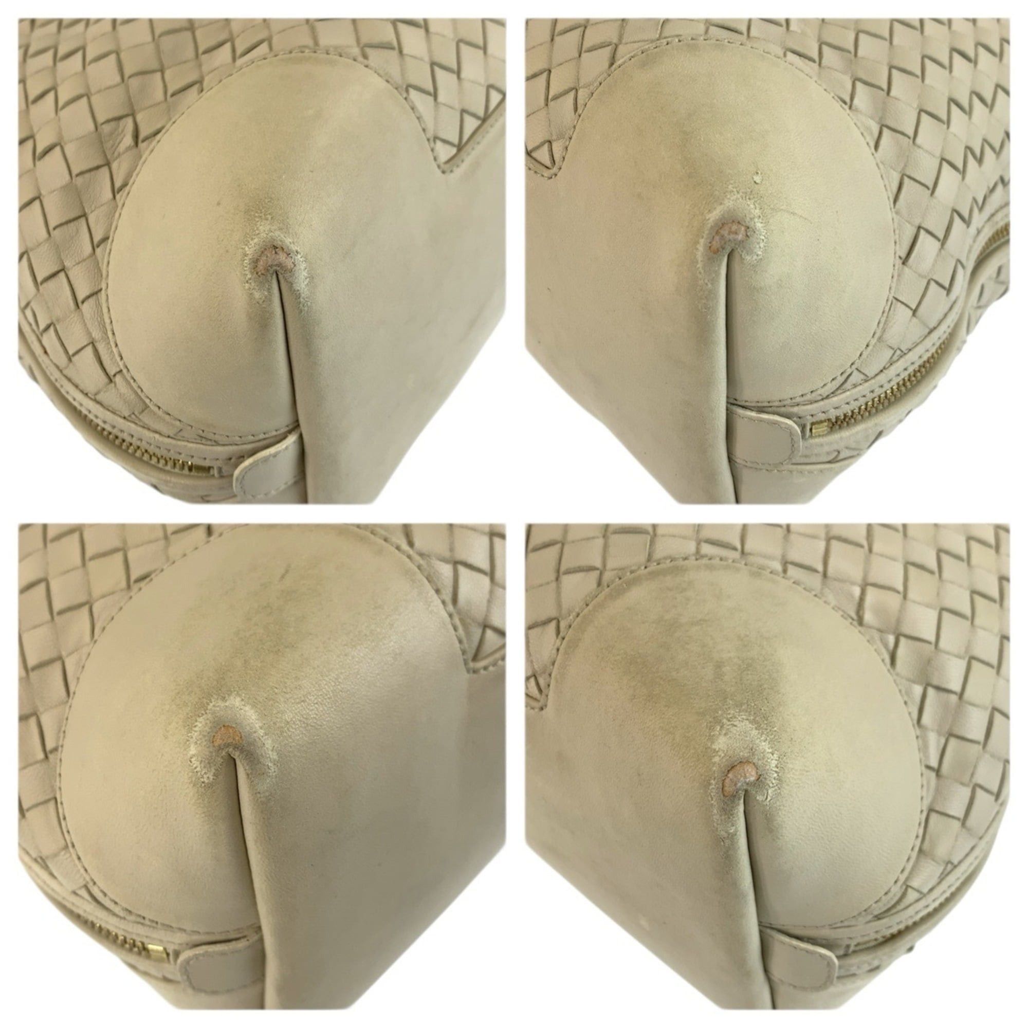 Bottega Veneta BOTTEGA VENETA Intrecciato Ivory Leather Handbag/Shoulder Bag (194403 VFEDO 9541) for Women Size ONE SIZE - 4 Thumbnail