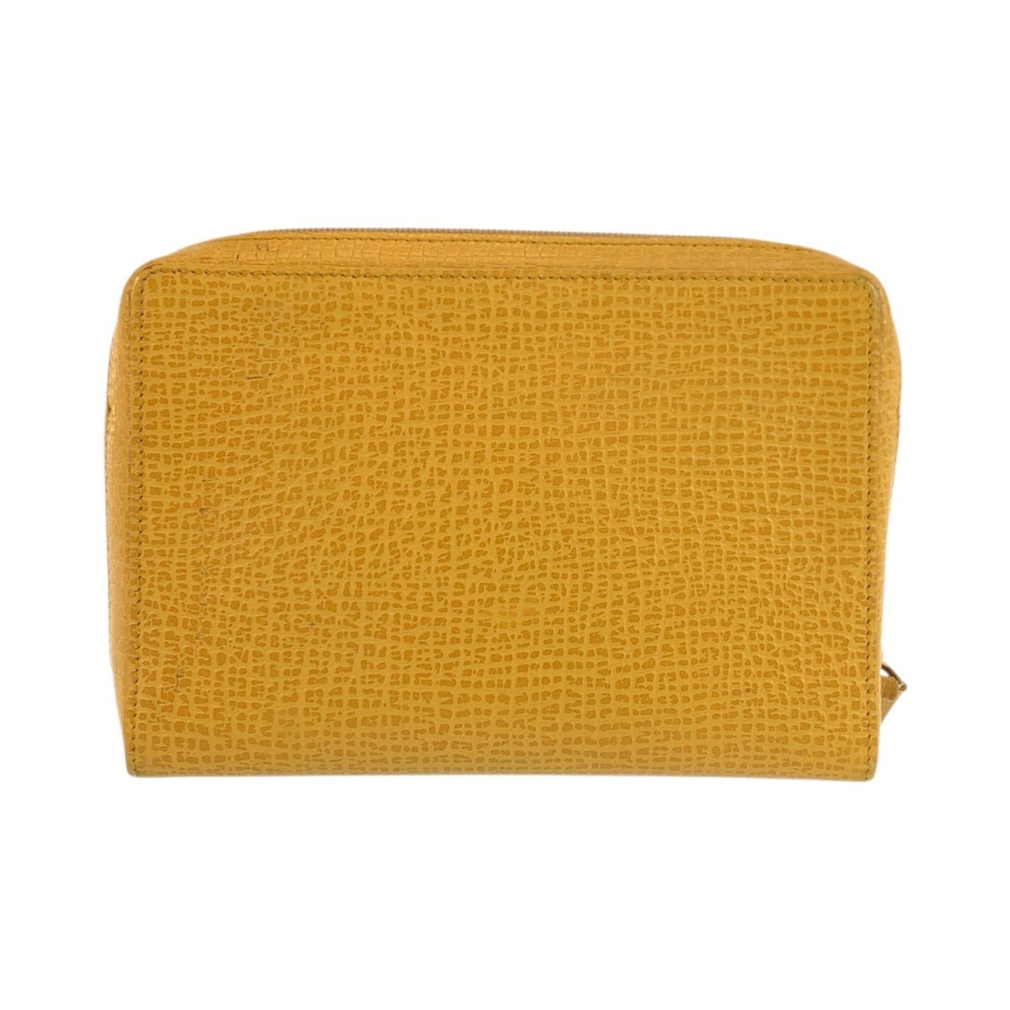 Loewe LOEWE Anagram Yellow Leather L12 Handbag Pouch Cosmetic for Women Size ONE SIZE - 2 Thumbnail