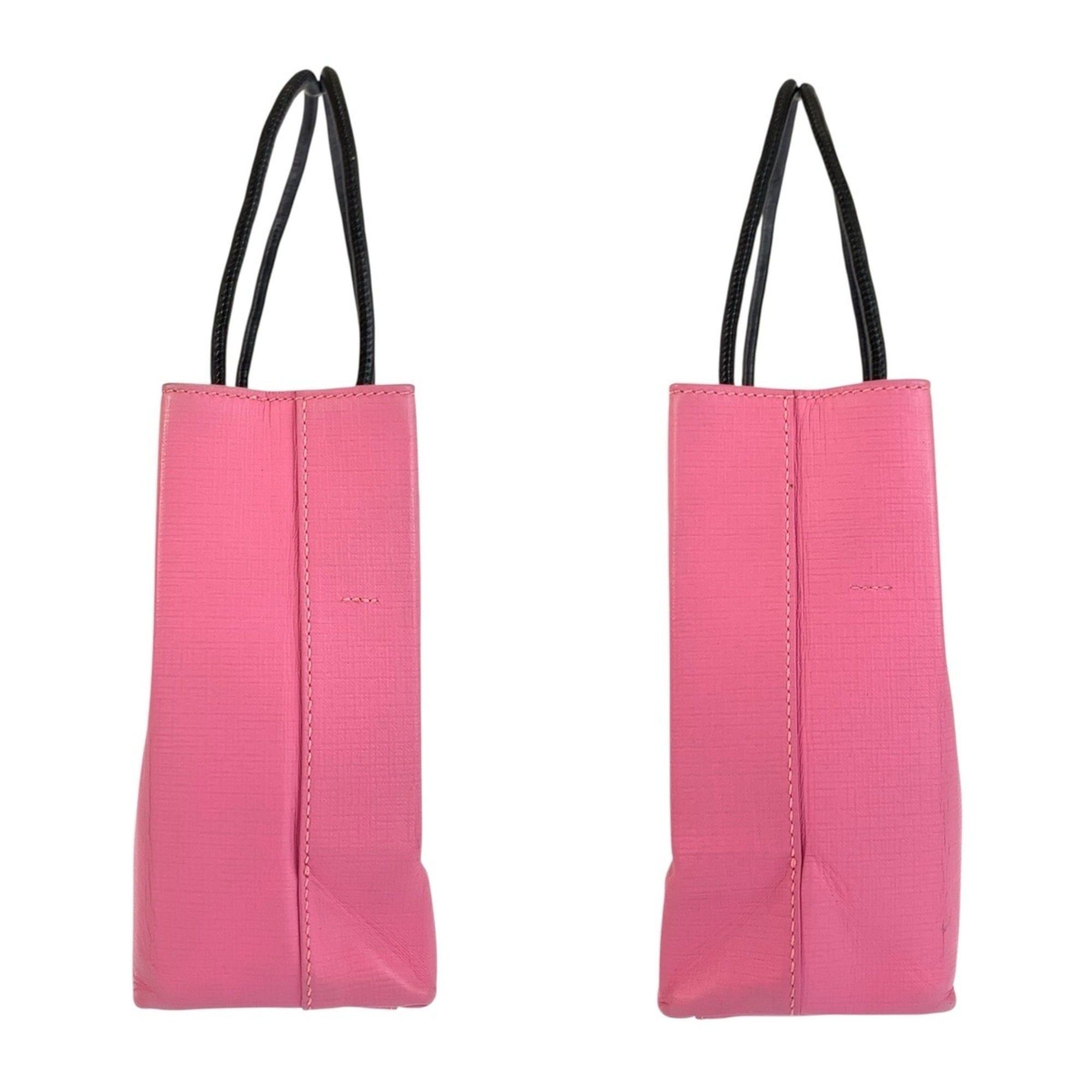 Balenciaga BALENCIAGA Shopping Tote XXS Pink Black Silver Hardware Leather 572411 Bag Shoulder 2-way Women's Size ONE SIZE - 8 Thumbnail