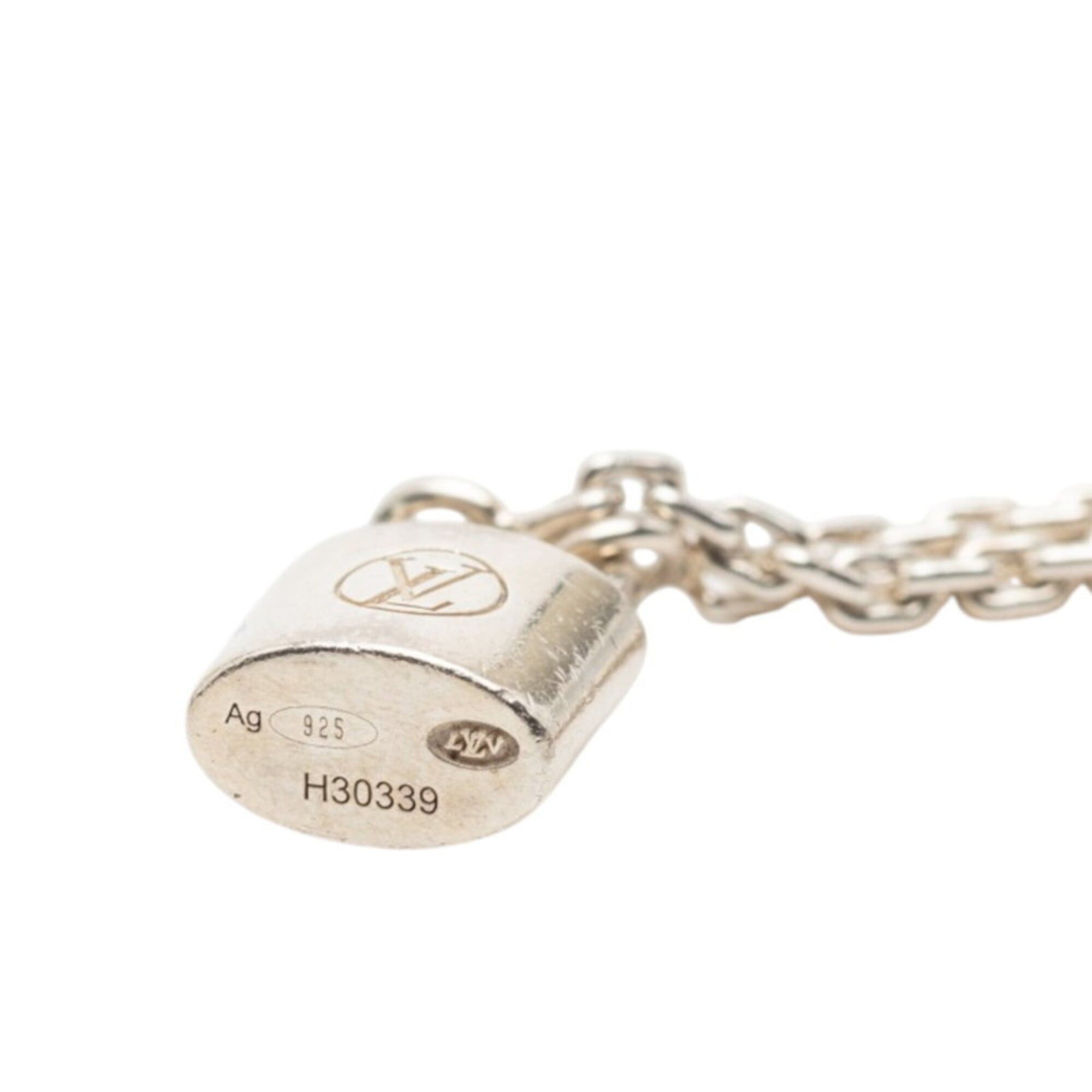 Louis Vuitton Louis Vuitton Silver Lockit Bracelet H30339 SV925 Women's LOUIS VUITTON Size ONE SIZE - 5 Thumbnail