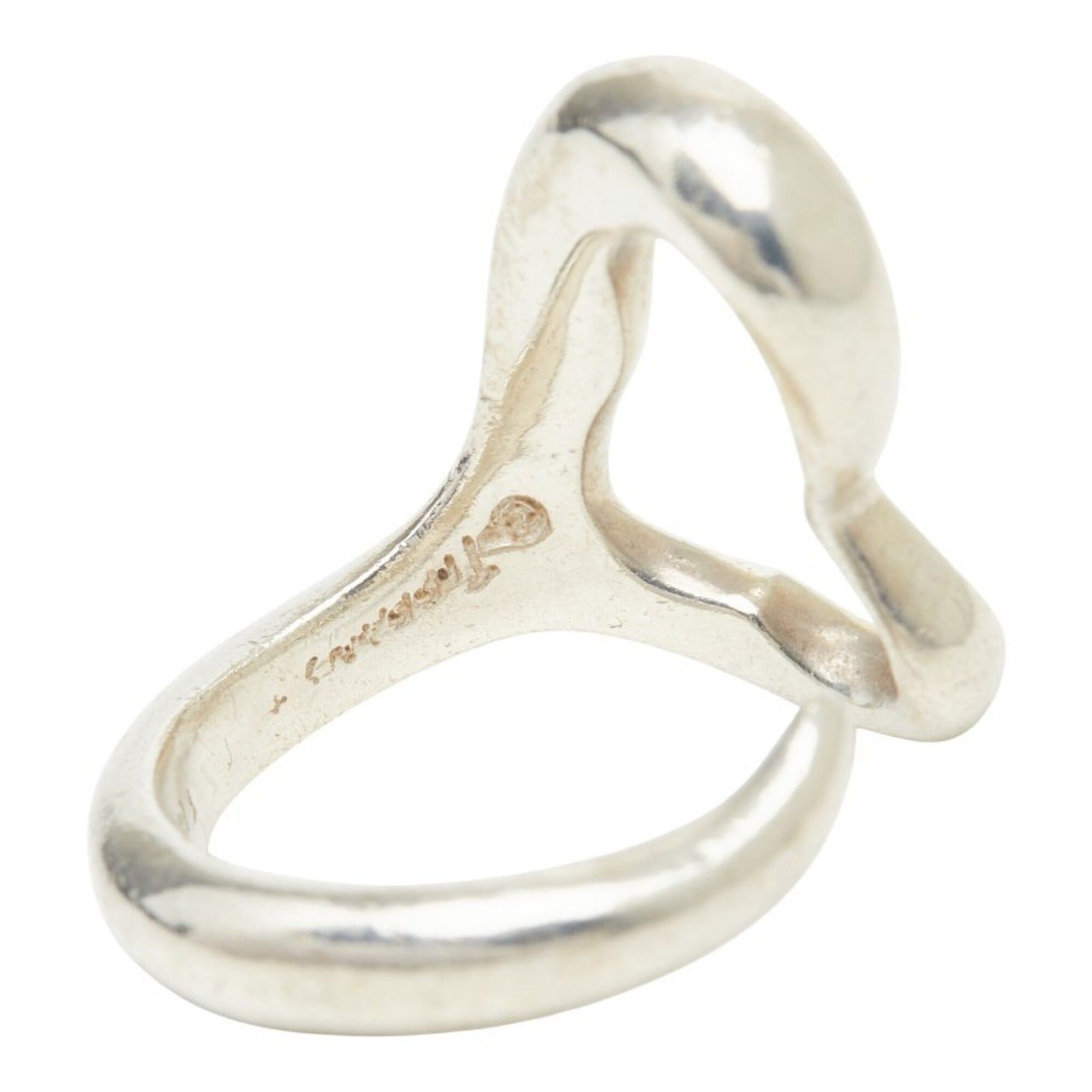 Tiffany & Co. Tiffany & Co. Elsa Peretti Open Heart Ring, Sterling Silver (SV925), Women's Ring. Size ONE SIZE - 6 Thumbnail