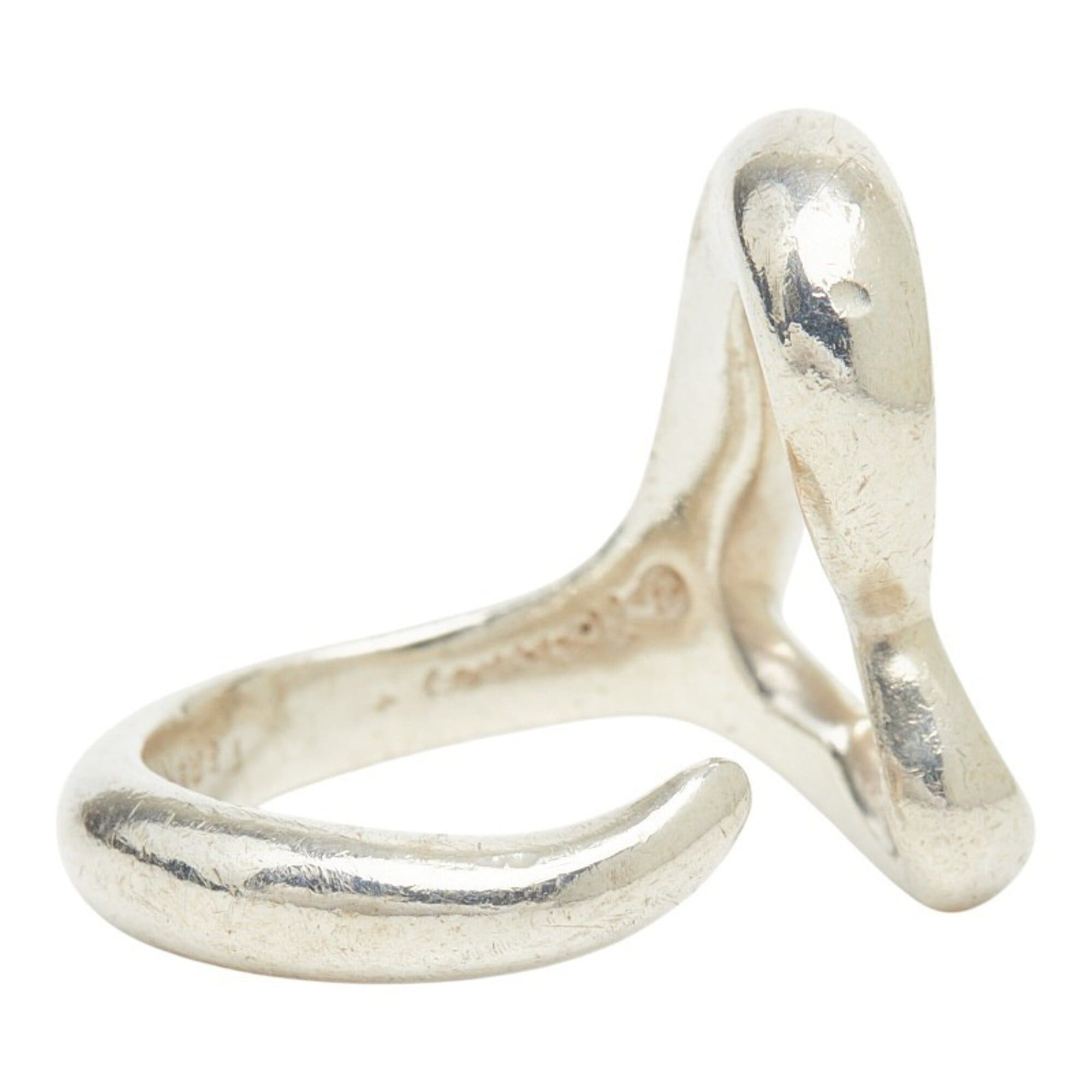 Tiffany & Co. Tiffany & Co. Elsa Peretti Open Heart Ring, Sterling Silver (SV925), Women's Ring. Size ONE SIZE - 4 Thumbnail