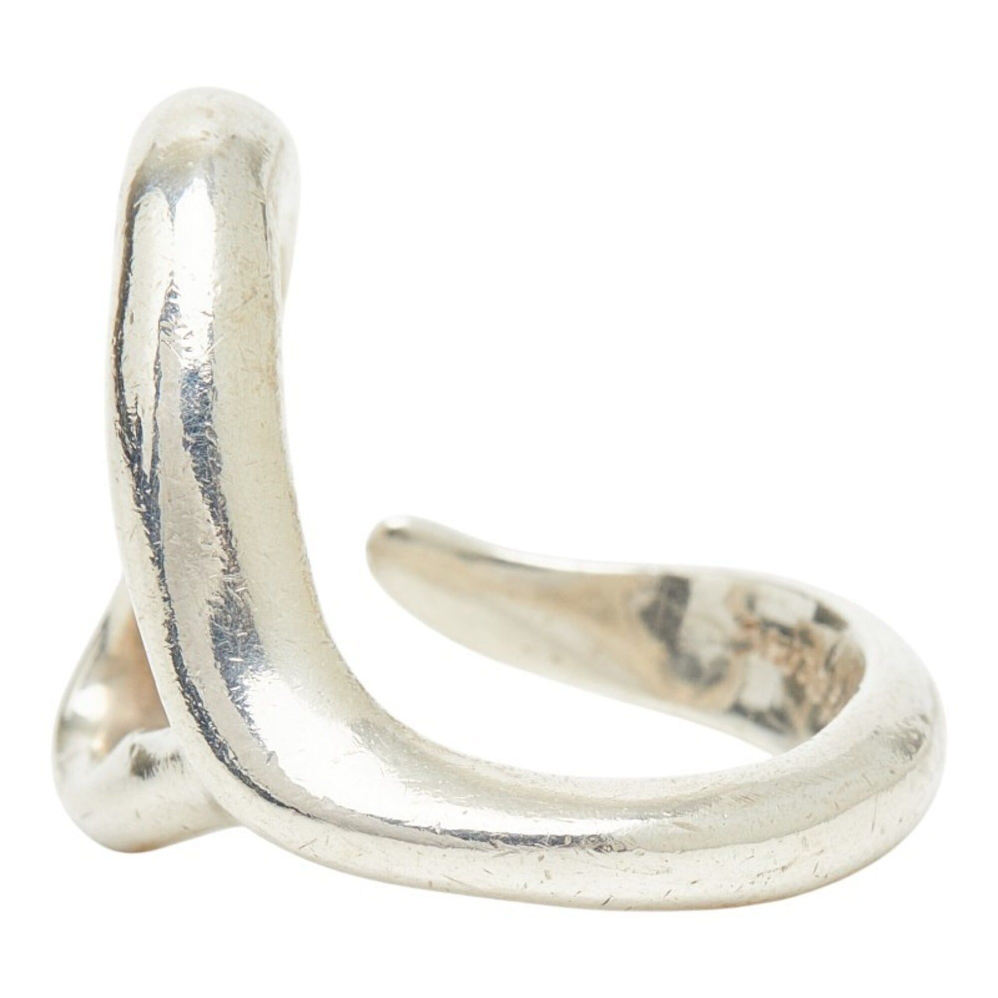 Tiffany & Co. Tiffany & Co. Elsa Peretti Open Heart Ring, Sterling Silver (SV925), Women's Ring. Size ONE SIZE - 3 Thumbnail
